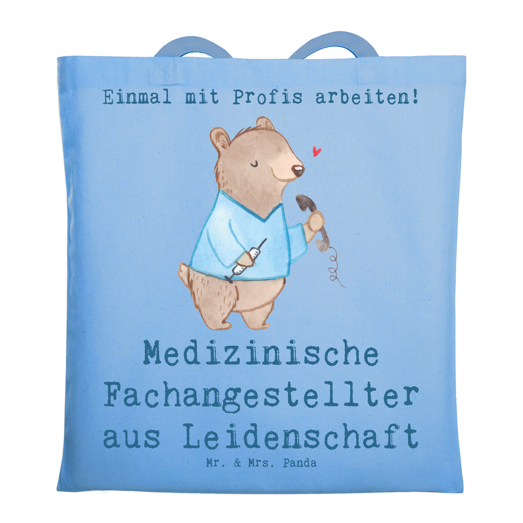 Tragetasche Medizinische Fachangestellter aus Leidenschaft Beuteltasche, Beutel, Einkaufstasche, Jutebeutel, Stoffbeutel, Tasche, Shopper, Umhängetasche, Strandtasche, Schultertasche, Stofftasche, Tragetasche, Badetasche, Jutetasche, Einkaufstüte, Laptoptasche, Beruf, Ausbildung, Jubiläum, Abschied, Rente, Kollege, Kollegin, Geschenk, Schenken, Arbeitskollege, Mitarbeiter, Firma, Danke, Dankeschön, Arzthelfer, Medizinischer Fachangestellter, Sprechstundenhilfe