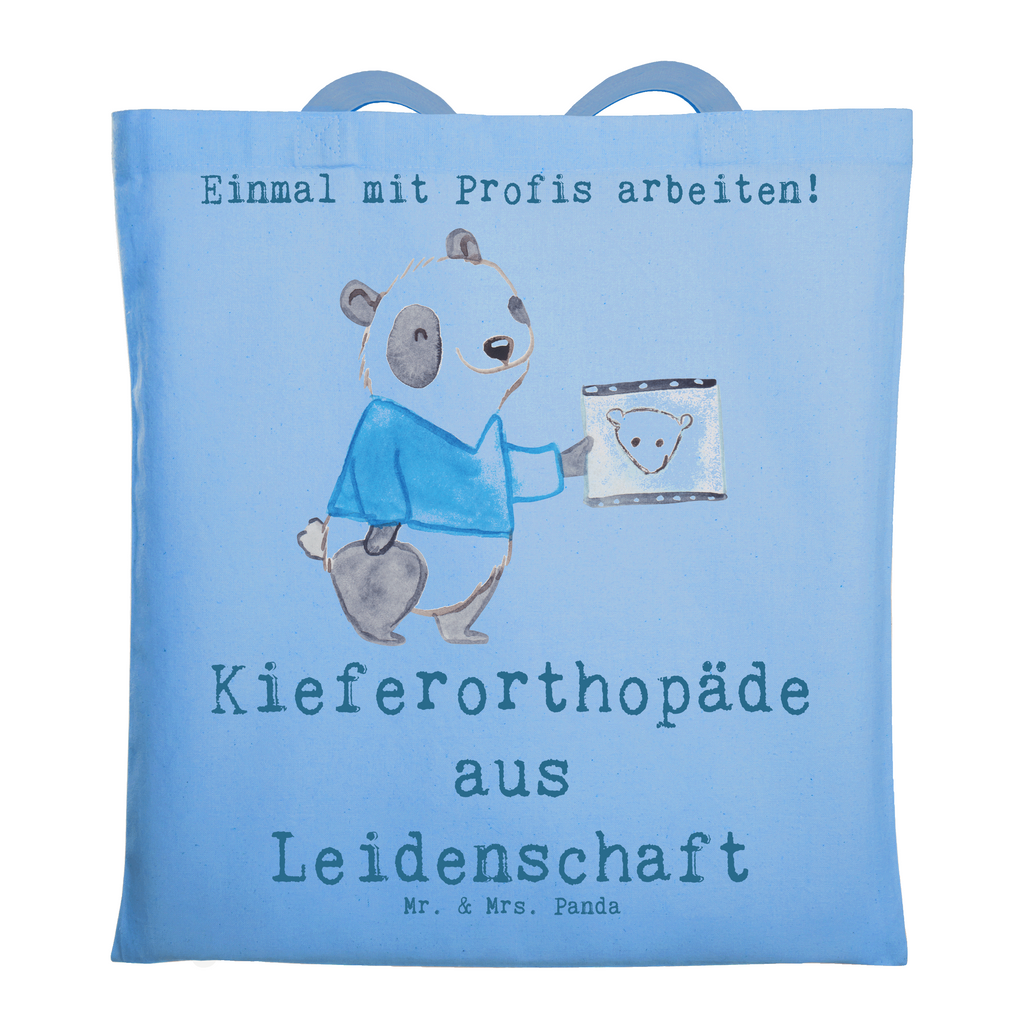 Tragetasche Kieferorthopäde aus Leidenschaft Beuteltasche, Beutel, Einkaufstasche, Jutebeutel, Stoffbeutel, Tasche, Shopper, Umhängetasche, Strandtasche, Schultertasche, Stofftasche, Tragetasche, Badetasche, Jutetasche, Einkaufstüte, Laptoptasche, Beruf, Ausbildung, Jubiläum, Abschied, Rente, Kollege, Kollegin, Geschenk, Schenken, Arbeitskollege, Mitarbeiter, Firma, Danke, Dankeschön