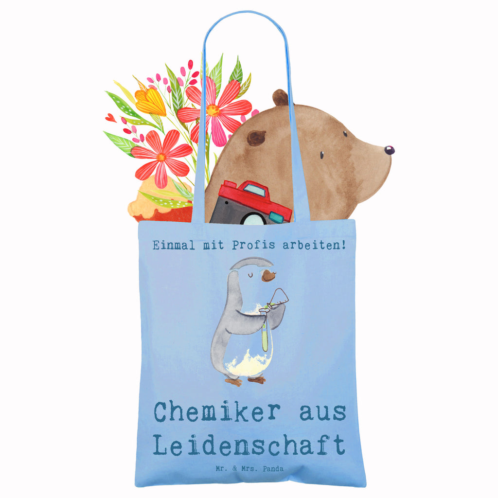 Tragetasche Chemiker aus Leidenschaft Beuteltasche, Beutel, Einkaufstasche, Jutebeutel, Stoffbeutel, Tasche, Shopper, Umhängetasche, Strandtasche, Schultertasche, Stofftasche, Tragetasche, Badetasche, Jutetasche, Einkaufstüte, Laptoptasche, Beruf, Ausbildung, Jubiläum, Abschied, Rente, Kollege, Kollegin, Geschenk, Schenken, Arbeitskollege, Mitarbeiter, Firma, Danke, Dankeschön, Chemiker, Chemielaborant, Naturwissenschaftler, Labor, Studium, Forschung, Wissenschaftler