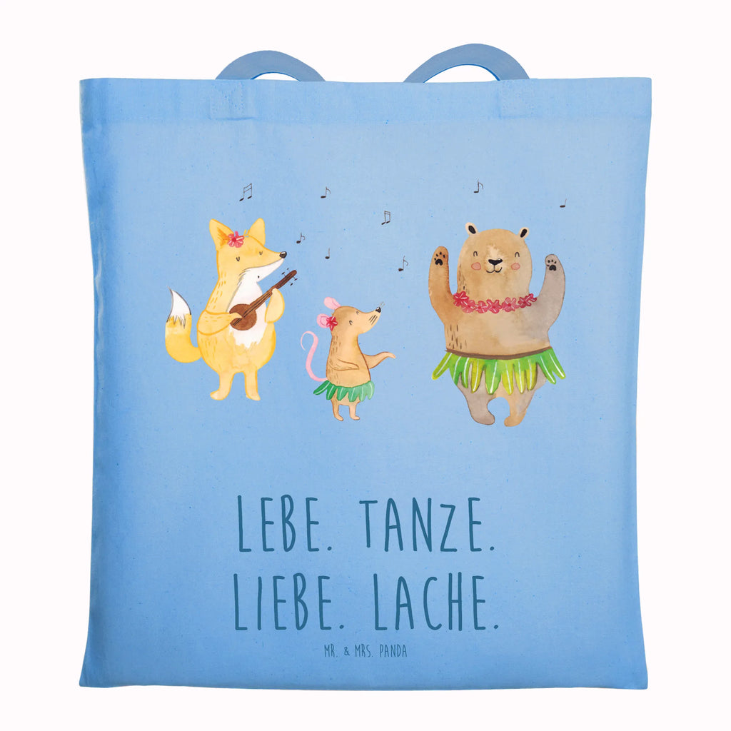 Tragetasche Waldtiere Aloha Beuteltasche, Beutel, Einkaufstasche, Jutebeutel, Stoffbeutel, Tasche, Shopper, Umhängetasche, Strandtasche, Schultertasche, Stofftasche, Tragetasche, Badetasche, Jutetasche, Einkaufstüte, Laptoptasche, Tiermotive, Gute Laune, lustige Sprüche, Tiere, Wald, Waldtiere, Musik, Aloha, Bär, Hase, Igel, Tanzen, Leben, Lachen