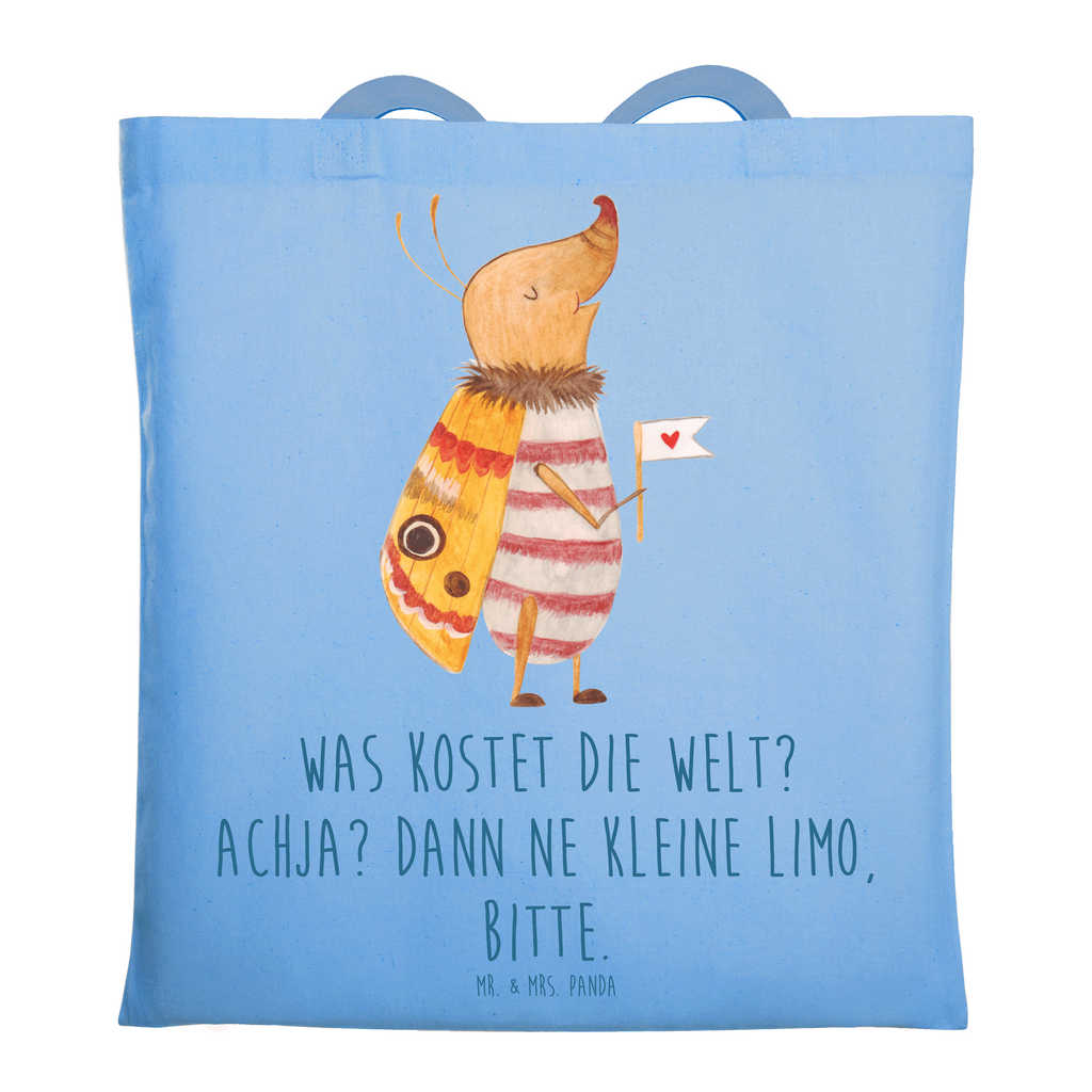 Tragetasche Nachtfalter mit Fähnchen Beuteltasche, Beutel, Einkaufstasche, Jutebeutel, Stoffbeutel, Tasche, Shopper, Umhängetasche, Strandtasche, Schultertasche, Stofftasche, Tragetasche, Badetasche, Jutetasche, Einkaufstüte, Laptoptasche, Tiermotive, Gute Laune, lustige Sprüche, Tiere, Nachtfalter, Käfer, Spruch lustig, Spruch witzig, süß, niedlich, Küche Deko, Was kostet die Welt