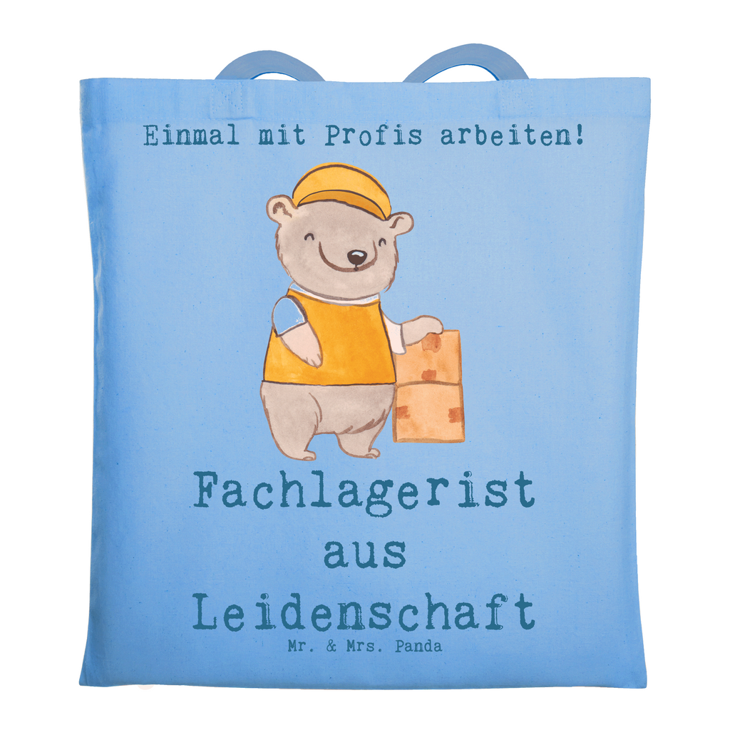 Tragetasche Fachlagerist aus Leidenschaft Beuteltasche, Beutel, Einkaufstasche, Jutebeutel, Stoffbeutel, Tasche, Shopper, Umhängetasche, Strandtasche, Schultertasche, Stofftasche, Tragetasche, Badetasche, Jutetasche, Einkaufstüte, Laptoptasche, Beruf, Ausbildung, Jubiläum, Abschied, Rente, Kollege, Kollegin, Geschenk, Schenken, Arbeitskollege, Mitarbeiter, Firma, Danke, Dankeschön, Lagerarbeiter, Fachlagerist, Lagerist, Lagerverwalter