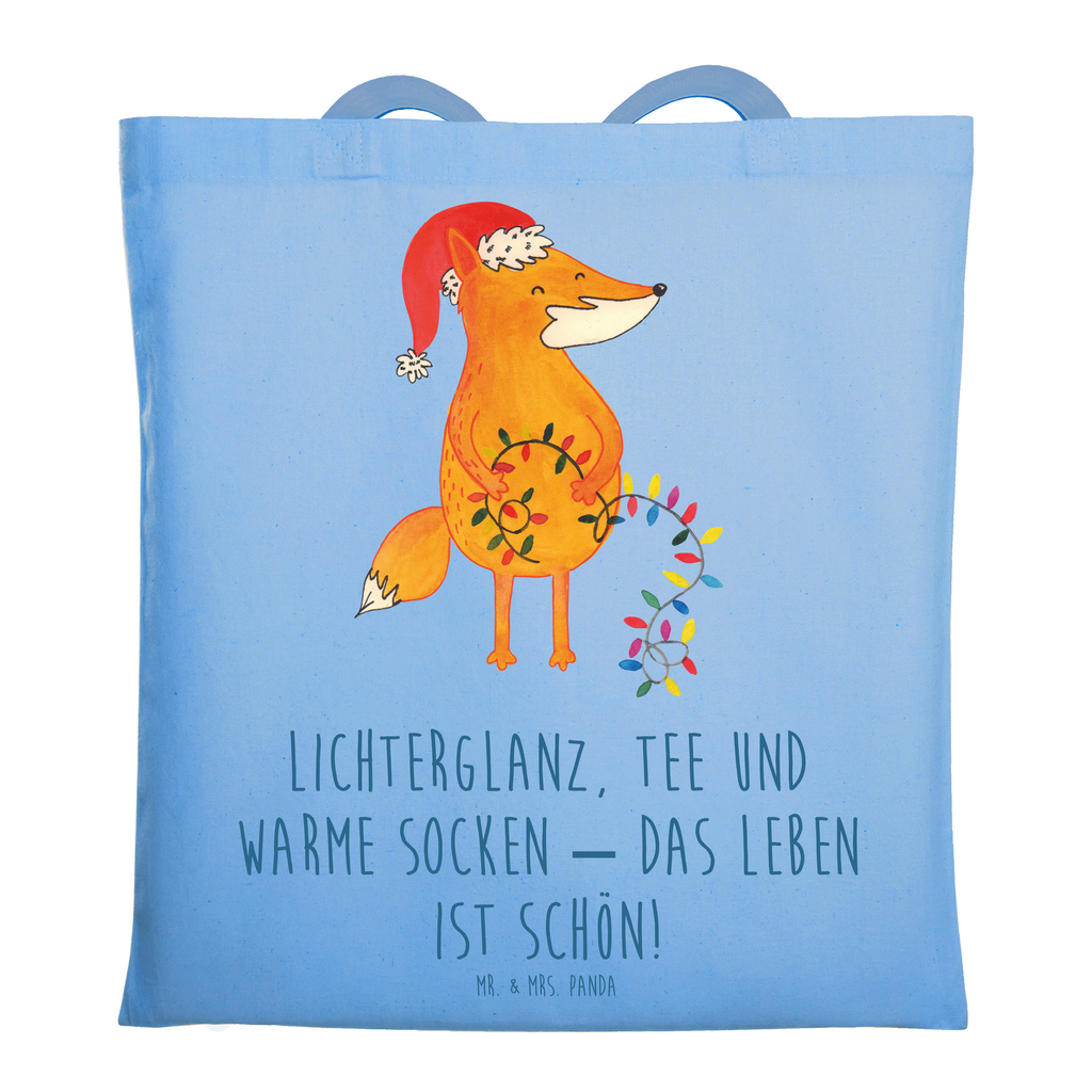 Tragetasche Fuchs Weihnachten Beuteltasche, Beutel, Einkaufstasche, Jutebeutel, Stoffbeutel, Tasche, Shopper, Umhängetasche, Strandtasche, Schultertasche, Stofftasche, Tragetasche, Badetasche, Jutetasche, Einkaufstüte, Laptoptasche, Winter, Weihnachten, Weihnachtsdeko, Nikolaus, Advent, Heiligabend, Wintermotiv, Fuchs, Füchse, Spruch schön, Geschenk Weihnachten, Weihnachtsmann, Weihnachtszeit