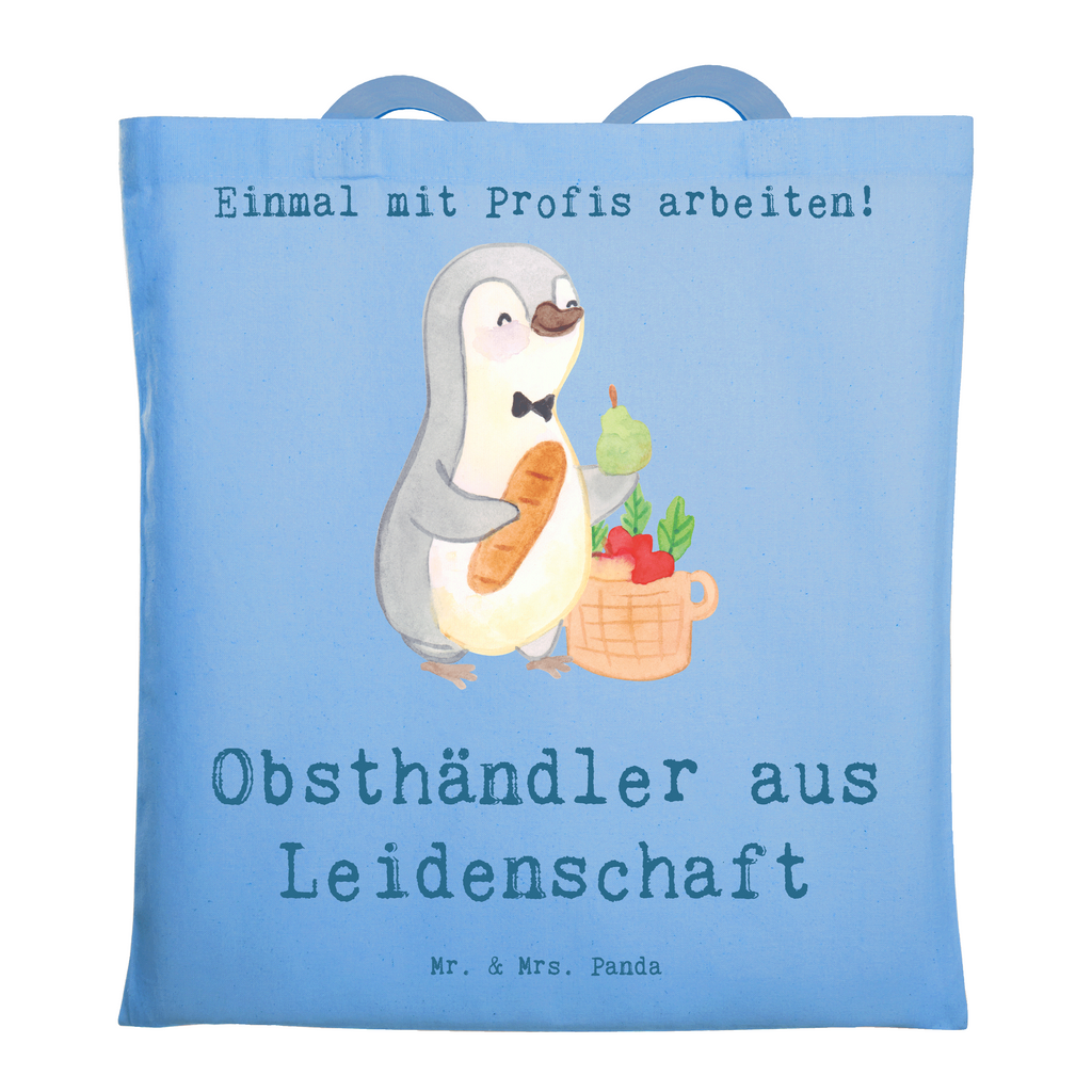 Tragetasche Obsthändler aus Leidenschaft Beuteltasche, Beutel, Einkaufstasche, Jutebeutel, Stoffbeutel, Tasche, Shopper, Umhängetasche, Strandtasche, Schultertasche, Stofftasche, Tragetasche, Badetasche, Jutetasche, Einkaufstüte, Laptoptasche, Beruf, Ausbildung, Jubiläum, Abschied, Rente, Kollege, Kollegin, Geschenk, Schenken, Arbeitskollege, Mitarbeiter, Firma, Danke, Dankeschön, Obsthändler, Obstverkäufer, Wochenmarkthändler, Obstbauer, Obst- und Gemüsehändler, Obstplantage