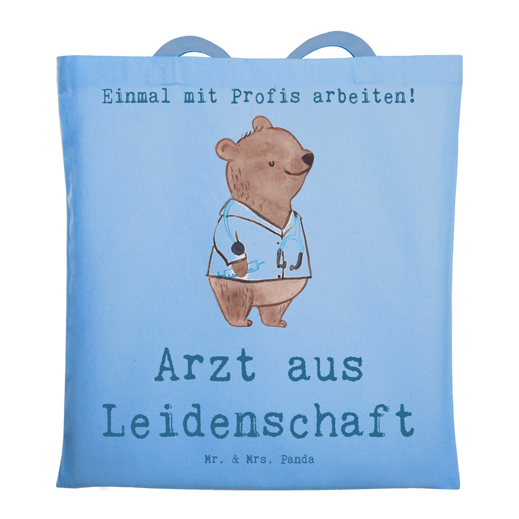 Tragetasche Arzt aus Leidenschaft Beuteltasche, Beutel, Einkaufstasche, Jutebeutel, Stoffbeutel, Tasche, Shopper, Umhängetasche, Strandtasche, Schultertasche, Stofftasche, Tragetasche, Badetasche, Jutetasche, Einkaufstüte, Laptoptasche, Beruf, Ausbildung, Jubiläum, Abschied, Rente, Kollege, Kollegin, Geschenk, Schenken, Arbeitskollege, Mitarbeiter, Firma, Danke, Dankeschön, Arzt, Hausarzt, Mediziner, Doktor, Medizinstudium, Doktortitel, Arztpraxis