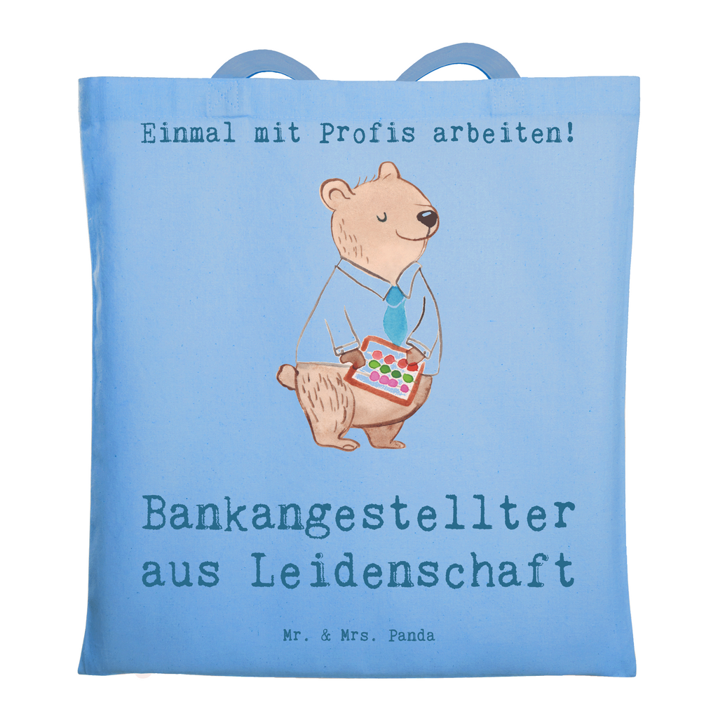 Tragetasche Bankangestellter aus Leidenschaft Beuteltasche, Beutel, Einkaufstasche, Jutebeutel, Stoffbeutel, Tasche, Shopper, Umhängetasche, Strandtasche, Schultertasche, Stofftasche, Tragetasche, Badetasche, Jutetasche, Einkaufstüte, Laptoptasche, Beruf, Ausbildung, Jubiläum, Abschied, Rente, Kollege, Kollegin, Geschenk, Schenken, Arbeitskollege, Mitarbeiter, Firma, Danke, Dankeschön, Bankangestellter, Bankfachmann, Bänker, Bankberater