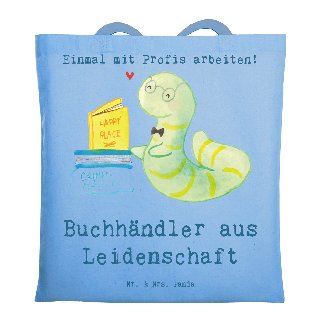 Tragetasche Buchhändler aus Leidenschaft Beuteltasche, Beutel, Einkaufstasche, Jutebeutel, Stoffbeutel, Tasche, Shopper, Umhängetasche, Strandtasche, Schultertasche, Stofftasche, Tragetasche, Badetasche, Jutetasche, Einkaufstüte, Laptoptasche, Beruf, Ausbildung, Jubiläum, Abschied, Rente, Kollege, Kollegin, Geschenk, Schenken, Arbeitskollege, Mitarbeiter, Firma, Danke, Dankeschön, Buchhändler, Buchhandlung, Buchverkäufer, Bibliothekar, Bücherwurm