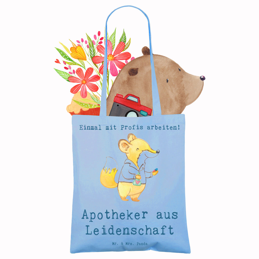 Tragetasche Apotheker aus Leidenschaft Beuteltasche, Beutel, Einkaufstasche, Jutebeutel, Stoffbeutel, Tasche, Shopper, Umhängetasche, Strandtasche, Schultertasche, Stofftasche, Tragetasche, Badetasche, Jutetasche, Einkaufstüte, Laptoptasche, Beruf, Ausbildung, Jubiläum, Abschied, Rente, Kollege, Kollegin, Geschenk, Schenken, Arbeitskollege, Mitarbeiter, Firma, Danke, Dankeschön, Apotheker, Pharmazie, Staatsexamen, Approbation, Eröffnung Apotheke