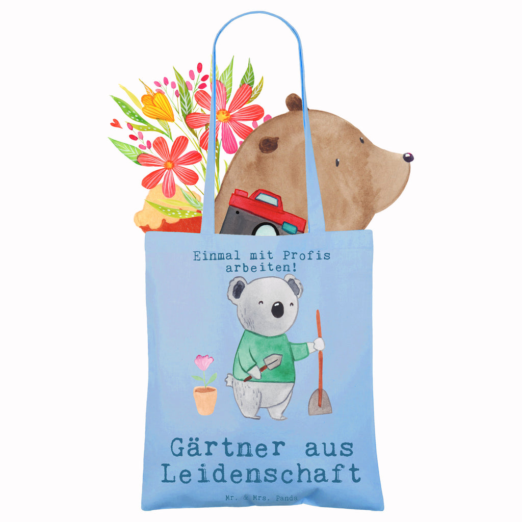 Tragetasche Gärtner aus Leidenschaft Beuteltasche, Beutel, Einkaufstasche, Jutebeutel, Stoffbeutel, Tasche, Shopper, Umhängetasche, Strandtasche, Schultertasche, Stofftasche, Tragetasche, Badetasche, Jutetasche, Einkaufstüte, Laptoptasche, Beruf, Ausbildung, Jubiläum, Abschied, Rente, Kollege, Kollegin, Geschenk, Schenken, Arbeitskollege, Mitarbeiter, Firma, Danke, Dankeschön, Gärtner, Gartenplaner, Gärtnerei, Gartenbau, Hobbygärtner, Garten- und Landschaftsbauer