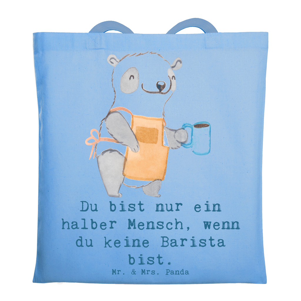 Tragetasche Barista mit Herz Beuteltasche, Beutel, Einkaufstasche, Jutebeutel, Stoffbeutel, Tasche, Shopper, Umhängetasche, Strandtasche, Schultertasche, Stofftasche, Tragetasche, Badetasche, Jutetasche, Einkaufstüte, Laptoptasche, Beruf, Ausbildung, Jubiläum, Abschied, Rente, Kollege, Kollegin, Geschenk, Schenken, Arbeitskollege, Mitarbeiter, Firma, Danke, Dankeschön, Barista, Eröffnung Cafe, Kaffee