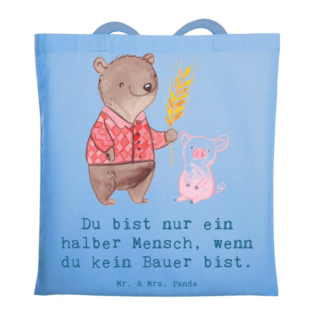 Tragetasche Bauer mit Herz Beuteltasche, Beutel, Einkaufstasche, Jutebeutel, Stoffbeutel, Tasche, Shopper, Umhängetasche, Strandtasche, Schultertasche, Stofftasche, Tragetasche, Badetasche, Jutetasche, Einkaufstüte, Laptoptasche, Beruf, Ausbildung, Jubiläum, Abschied, Rente, Kollege, Kollegin, Geschenk, Schenken, Arbeitskollege, Mitarbeiter, Firma, Danke, Dankeschön, Landwirt; Bauer, Tierwirt, Agronom, Farmer, Bauernhof