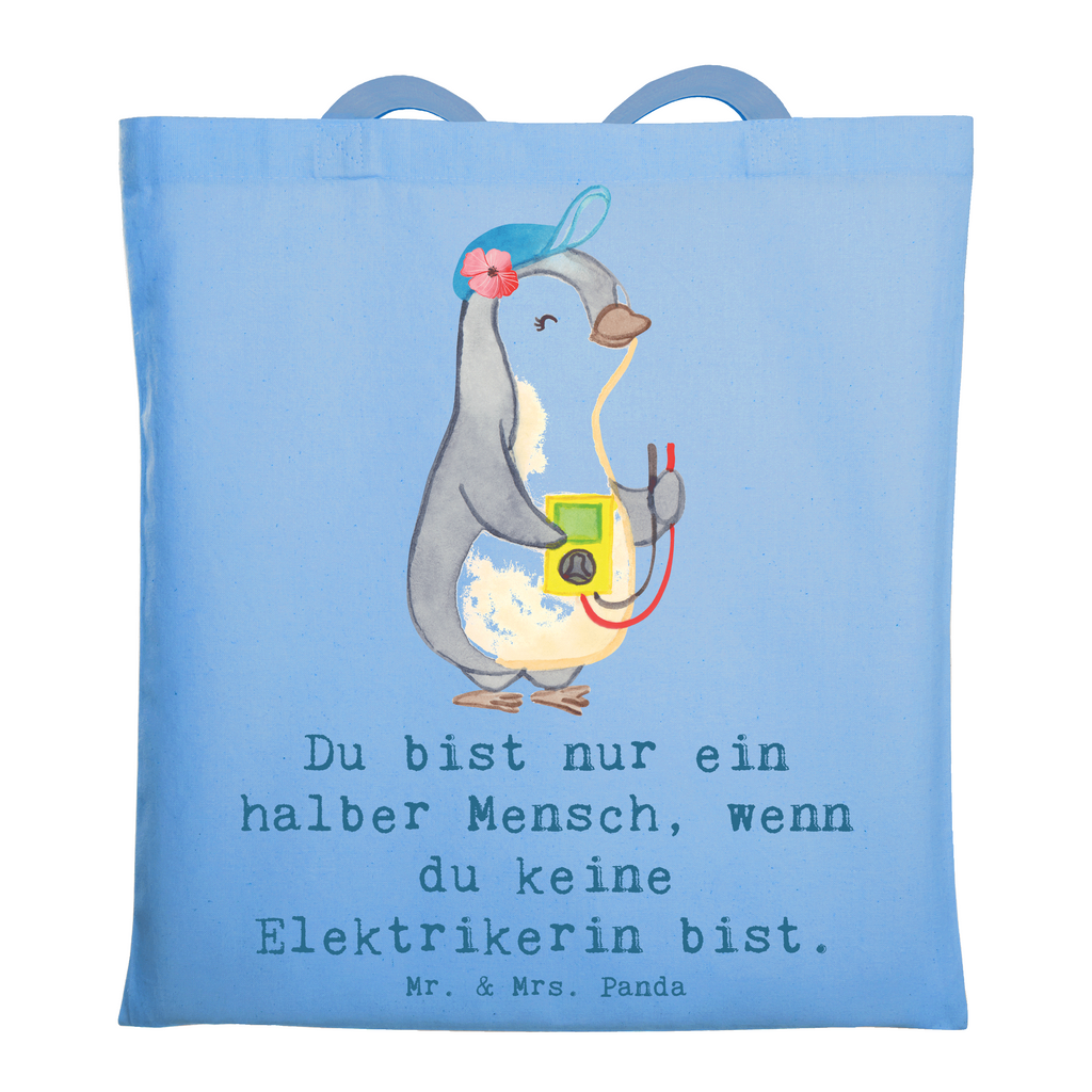 Tragetasche Elektrikerin mit Herz Beuteltasche, Beutel, Einkaufstasche, Jutebeutel, Stoffbeutel, Tasche, Shopper, Umhängetasche, Strandtasche, Schultertasche, Stofftasche, Tragetasche, Badetasche, Jutetasche, Einkaufstüte, Laptoptasche, Beruf, Ausbildung, Jubiläum, Abschied, Rente, Kollege, Kollegin, Geschenk, Schenken, Arbeitskollege, Mitarbeiter, Firma, Danke, Dankeschön, Elektrikerin, Elektronmonteurin, Elektrotechnikerin, Elektroinstallateurin, Elektromeisterin, Gesellenprüfung