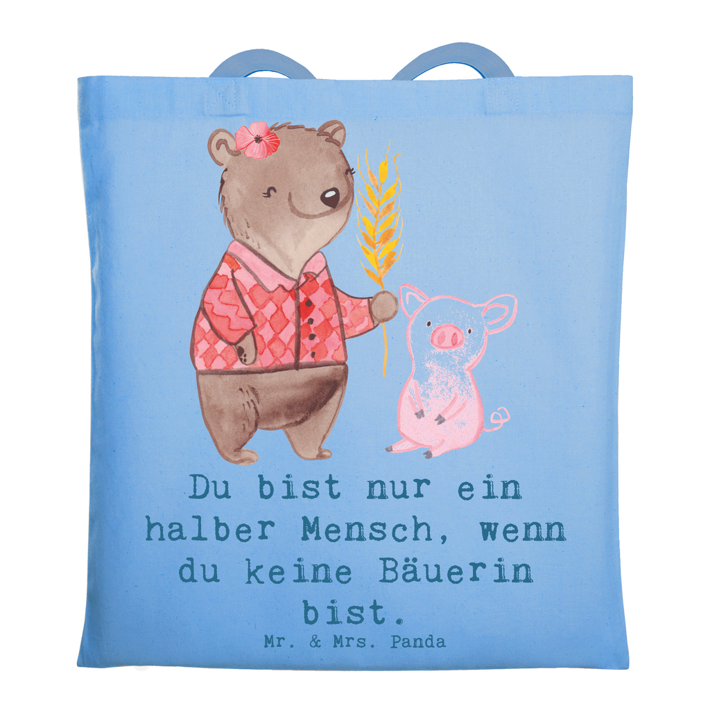 Tragetasche Bäuerin mit Herz Beuteltasche, Beutel, Einkaufstasche, Jutebeutel, Stoffbeutel, Tasche, Shopper, Umhängetasche, Strandtasche, Schultertasche, Stofftasche, Tragetasche, Badetasche, Jutetasche, Einkaufstüte, Laptoptasche, Beruf, Ausbildung, Jubiläum, Abschied, Rente, Kollege, Kollegin, Geschenk, Schenken, Arbeitskollege, Mitarbeiter, Firma, Danke, Dankeschön, Landwirtin, Bäuerin, Tierwirtin, Agronomin, Farmerin, Bauernhof