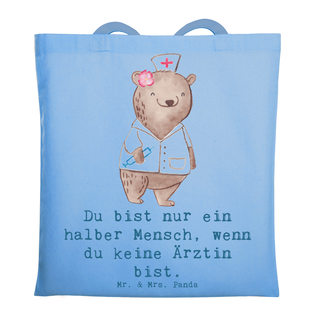 Tragetasche Ärztin mit Herz Beuteltasche, Beutel, Einkaufstasche, Jutebeutel, Stoffbeutel, Tasche, Shopper, Umhängetasche, Strandtasche, Schultertasche, Stofftasche, Tragetasche, Badetasche, Jutetasche, Einkaufstüte, Laptoptasche, Beruf, Ausbildung, Jubiläum, Abschied, Rente, Kollege, Kollegin, Geschenk, Schenken, Arbeitskollege, Mitarbeiter, Firma, Danke, Dankeschön, Ärztin, Hausärztin, Medizinerin, Doktorin, Medizinstudium, Doktortitel, Arztpraxis