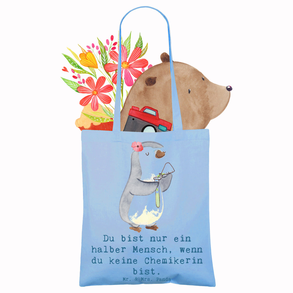 Tragetasche Chemikerin mit Herz Beuteltasche, Beutel, Einkaufstasche, Jutebeutel, Stoffbeutel, Tasche, Shopper, Umhängetasche, Strandtasche, Schultertasche, Stofftasche, Tragetasche, Badetasche, Jutetasche, Einkaufstüte, Laptoptasche, Beruf, Ausbildung, Jubiläum, Abschied, Rente, Kollege, Kollegin, Geschenk, Schenken, Arbeitskollege, Mitarbeiter, Firma, Danke, Dankeschön, Chemikerin, Chemielaborantin, Naturwissenschaftlerin, Labor, Studium, Forschung, Wissenschaftlerin