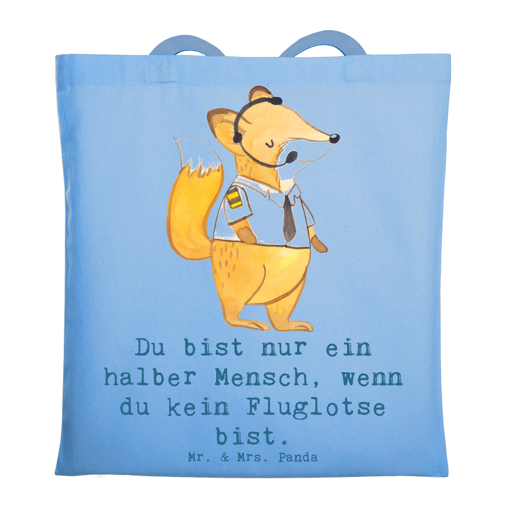 Tragetasche Fluglotse mit Herz Beuteltasche, Beutel, Einkaufstasche, Jutebeutel, Stoffbeutel, Tasche, Shopper, Umhängetasche, Strandtasche, Schultertasche, Stofftasche, Tragetasche, Badetasche, Jutetasche, Einkaufstüte, Laptoptasche, Beruf, Ausbildung, Jubiläum, Abschied, Rente, Kollege, Kollegin, Geschenk, Schenken, Arbeitskollege, Mitarbeiter, Firma, Danke, Dankeschön, Fluglotse, Flugverkehrsleiter, Luftfahrtpersonal, Flugsicherung