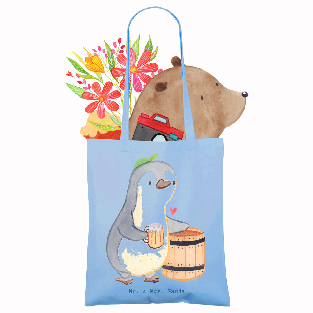 Tragetasche Bierbrauer mit Herz Beuteltasche, Beutel, Einkaufstasche, Jutebeutel, Stoffbeutel, Tasche, Shopper, Umhängetasche, Strandtasche, Schultertasche, Stofftasche, Tragetasche, Badetasche, Jutetasche, Einkaufstüte, Laptoptasche, Beruf, Ausbildung, Jubiläum, Abschied, Rente, Kollege, Kollegin, Geschenk, Schenken, Arbeitskollege, Mitarbeiter, Firma, Danke, Dankeschön, Bierbrauer, Biertrinker, Bierkenner, Biergeschenk, Hobbybrauen, Heimbrauen, Selbstbrauen, Bierliebe, Bierfass