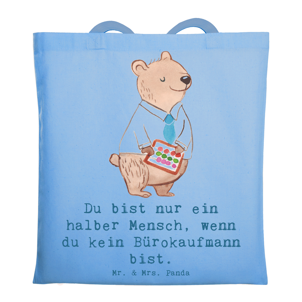 Tragetasche Bürokaufmann mit Herz Beuteltasche, Beutel, Einkaufstasche, Jutebeutel, Stoffbeutel, Tasche, Shopper, Umhängetasche, Strandtasche, Schultertasche, Stofftasche, Tragetasche, Badetasche, Jutetasche, Einkaufstüte, Laptoptasche, Beruf, Ausbildung, Jubiläum, Abschied, Rente, Kollege, Kollegin, Geschenk, Schenken, Arbeitskollege, Mitarbeiter, Firma, Danke, Dankeschön, Bürokaufmann, Kaufmann für Büromanagement