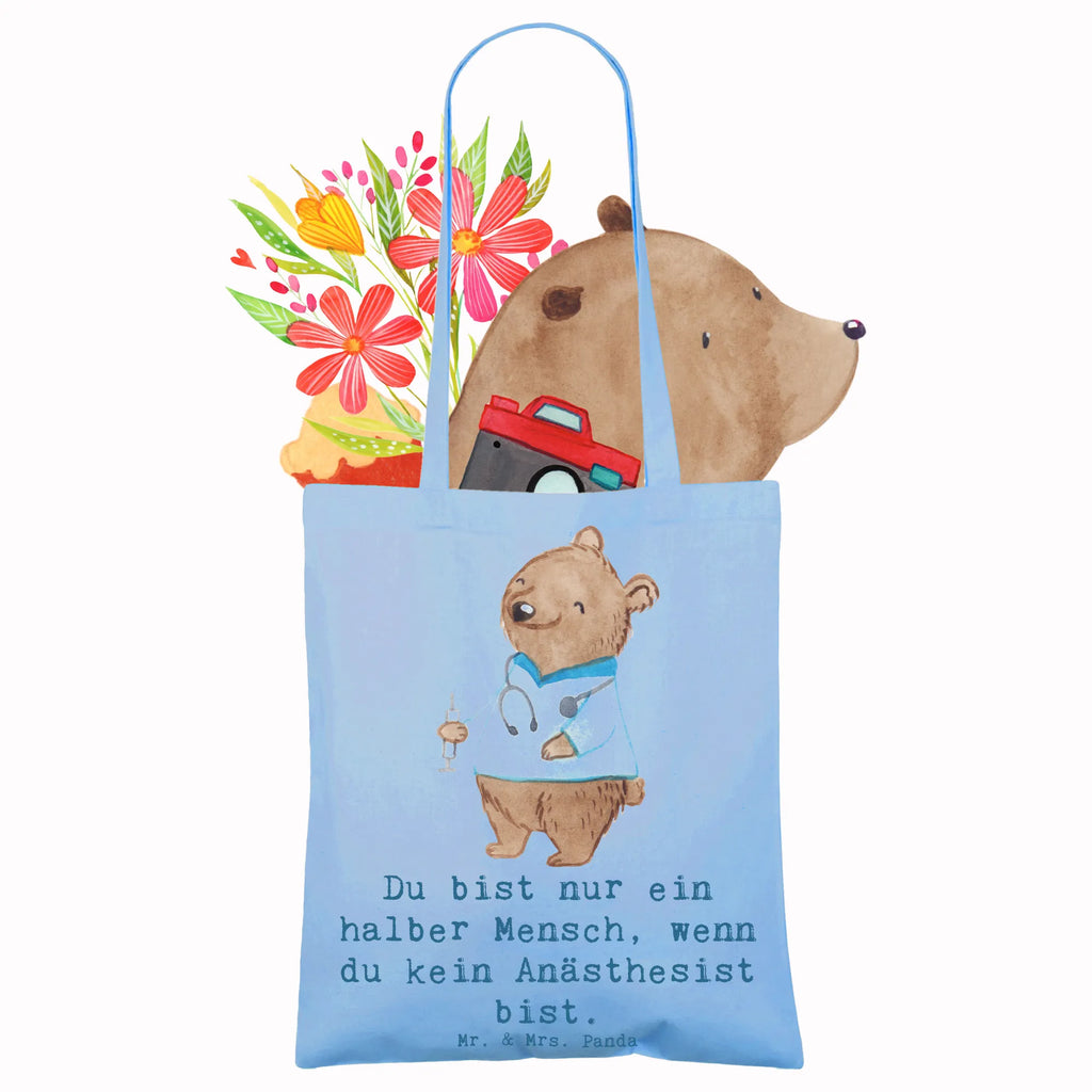 Tragetasche Anästhesist mit Herz Beuteltasche, Beutel, Einkaufstasche, Jutebeutel, Stoffbeutel, Tasche, Shopper, Umhängetasche, Strandtasche, Schultertasche, Stofftasche, Tragetasche, Badetasche, Jutetasche, Einkaufstüte, Laptoptasche, Beruf, Ausbildung, Jubiläum, Abschied, Rente, Kollege, Kollegin, Geschenk, Schenken, Arbeitskollege, Mitarbeiter, Firma, Danke, Dankeschön, Anästhesist, Narkosearzt, Anästhesie, Krankenhaus, Studium