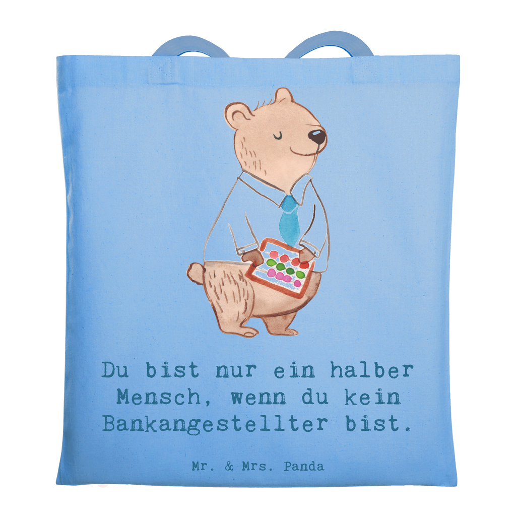 Tragetasche Bankangestellter mit Herz Beuteltasche, Beutel, Einkaufstasche, Jutebeutel, Stoffbeutel, Tasche, Shopper, Umhängetasche, Strandtasche, Schultertasche, Stofftasche, Tragetasche, Badetasche, Jutetasche, Einkaufstüte, Laptoptasche, Beruf, Ausbildung, Jubiläum, Abschied, Rente, Kollege, Kollegin, Geschenk, Schenken, Arbeitskollege, Mitarbeiter, Firma, Danke, Dankeschön, Bankangestellter, Bankfachmann, Bänker, Bankberater