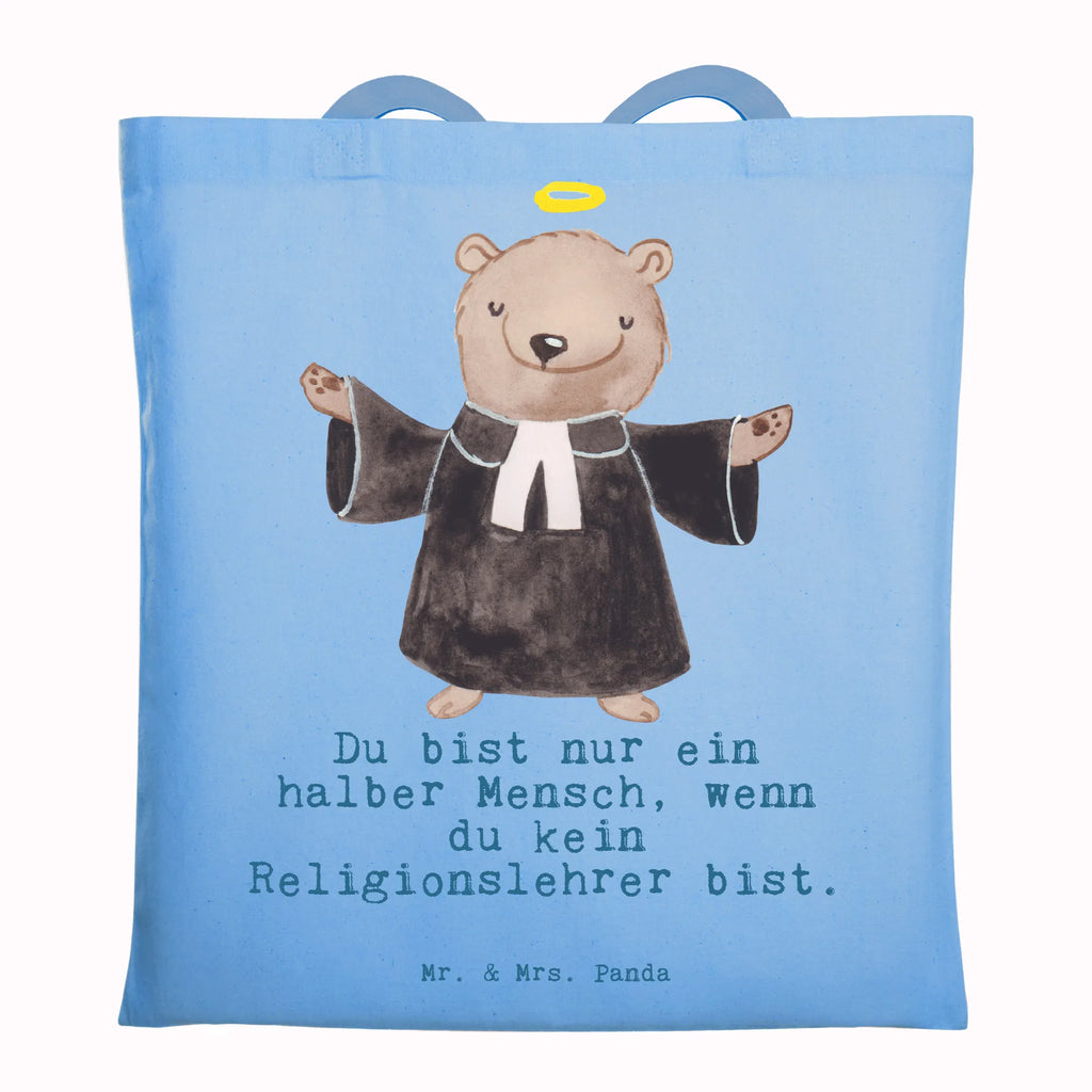 Tragetasche Religionslehrer mit Herz Beuteltasche, Beutel, Einkaufstasche, Jutebeutel, Stoffbeutel, Tasche, Shopper, Umhängetasche, Strandtasche, Schultertasche, Stofftasche, Tragetasche, Badetasche, Jutetasche, Einkaufstüte, Laptoptasche, Beruf, Ausbildung, Jubiläum, Abschied, Rente, Kollege, Kollegin, Geschenk, Schenken, Arbeitskollege, Mitarbeiter, Firma, Danke, Dankeschön, Religionslehrer, Reli Lehrer, Schule, Grundschule