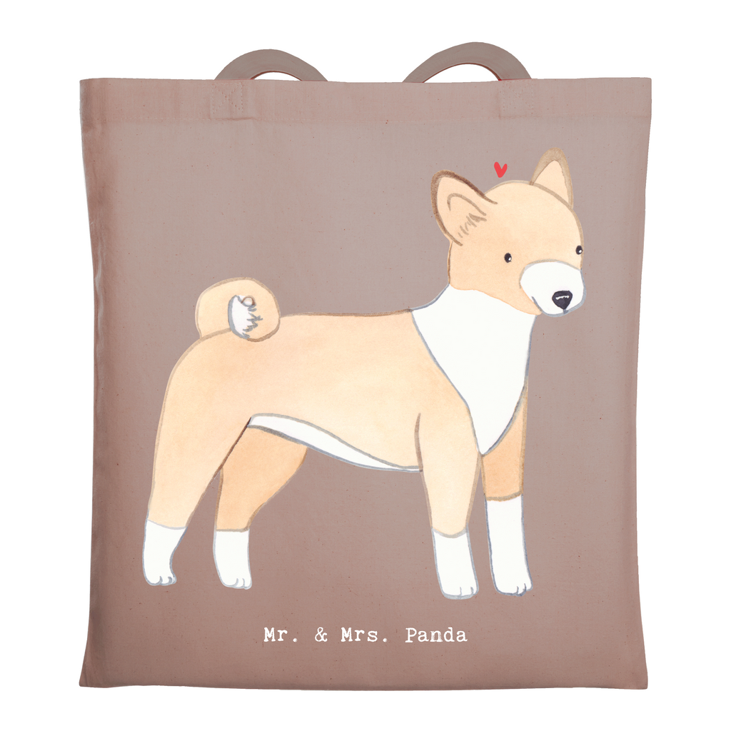 Tragetasche Basenji Moment Beuteltasche, Beutel, Einkaufstasche, Jutebeutel, Stoffbeutel, Tasche, Shopper, Umhängetasche, Strandtasche, Schultertasche, Stofftasche, Tragetasche, Badetasche, Jutetasche, Einkaufstüte, Laptoptasche, Hund, Hunderasse, Rassehund, Hundebesitzer, Geschenk, Tierfreund, Schenken, Welpe, Kongo-Terrier, Basenji