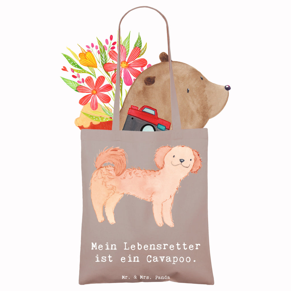 Tragetasche Cavapoo Lebensretter Beuteltasche, Beutel, Einkaufstasche, Jutebeutel, Stoffbeutel, Tasche, Shopper, Umhängetasche, Strandtasche, Schultertasche, Stofftasche, Tragetasche, Badetasche, Jutetasche, Einkaufstüte, Laptoptasche, Hund, Hunderasse, Rassehund, Hundebesitzer, Geschenk, Tierfreund, Schenken, Welpe, Cavapoo, Cavoodle