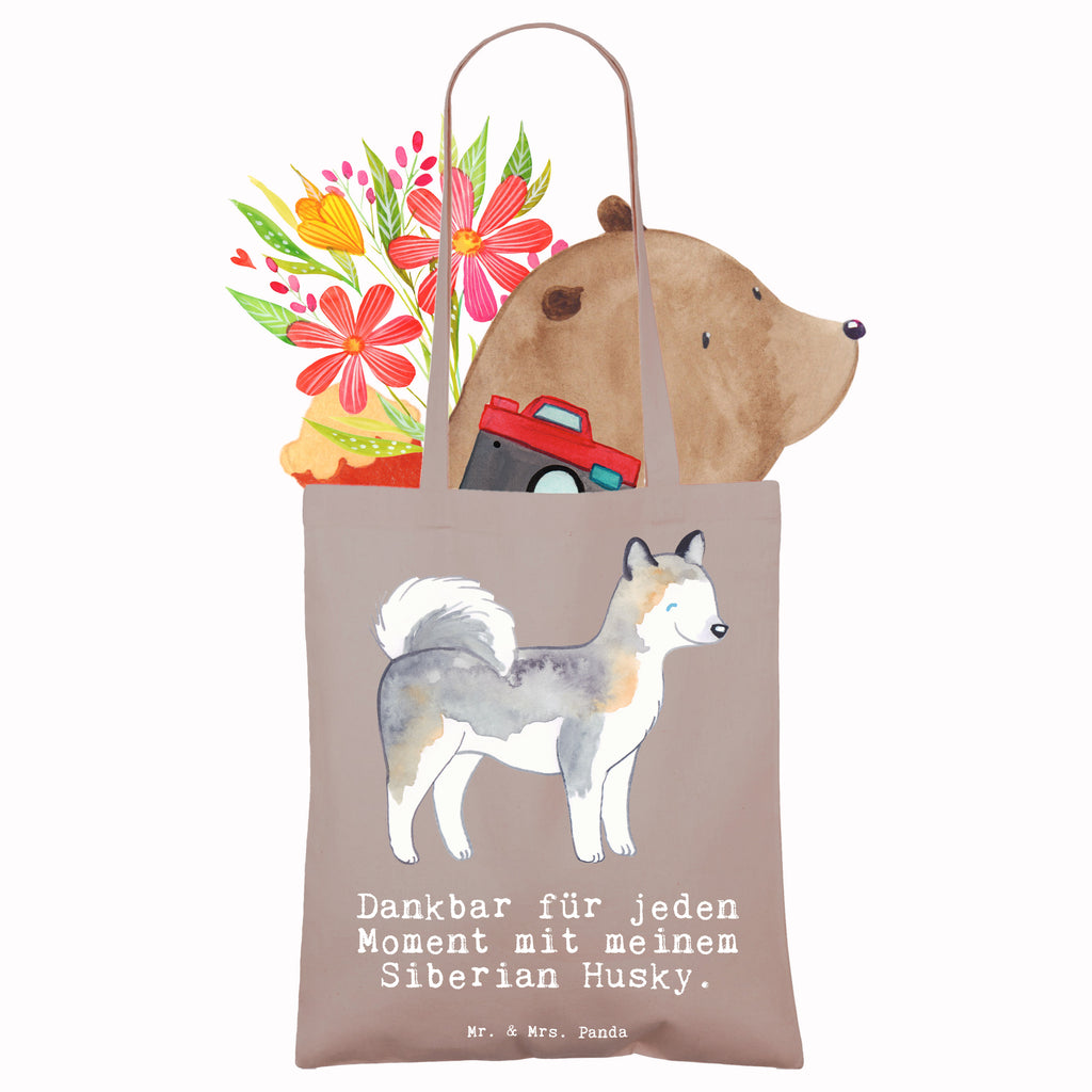 Tragetasche Siberian Husky Moment Beuteltasche, Beutel, Einkaufstasche, Jutebeutel, Stoffbeutel, Tasche, Shopper, Umhängetasche, Strandtasche, Schultertasche, Stofftasche, Tragetasche, Badetasche, Jutetasche, Einkaufstüte, Laptoptasche, Hund, Hunderasse, Rassehund, Hundebesitzer, Geschenk, Tierfreund, Schenken, Welpe, Siberian Husky