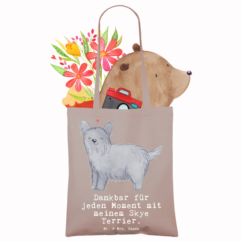 Tragetasche Skye Terrier Moment Beuteltasche, Beutel, Einkaufstasche, Jutebeutel, Stoffbeutel, Tasche, Shopper, Umhängetasche, Strandtasche, Schultertasche, Stofftasche, Tragetasche, Badetasche, Jutetasche, Einkaufstüte, Laptoptasche, Hund, Hunderasse, Rassehund, Hundebesitzer, Geschenk, Tierfreund, Schenken, Welpe, Skye Terrier, Terrier