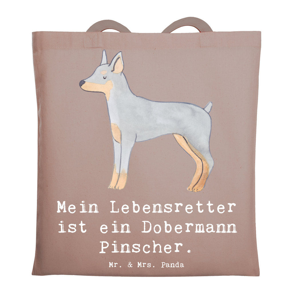 Tragetasche Dobermann Pinscher Lebensretter Beuteltasche, Beutel, Einkaufstasche, Jutebeutel, Stoffbeutel, Tasche, Shopper, Umhängetasche, Strandtasche, Schultertasche, Stofftasche, Tragetasche, Badetasche, Jutetasche, Einkaufstüte, Laptoptasche, Hund, Hunderasse, Rassehund, Hundebesitzer, Geschenk, Tierfreund, Schenken, Welpe, Dobermann Pinscher