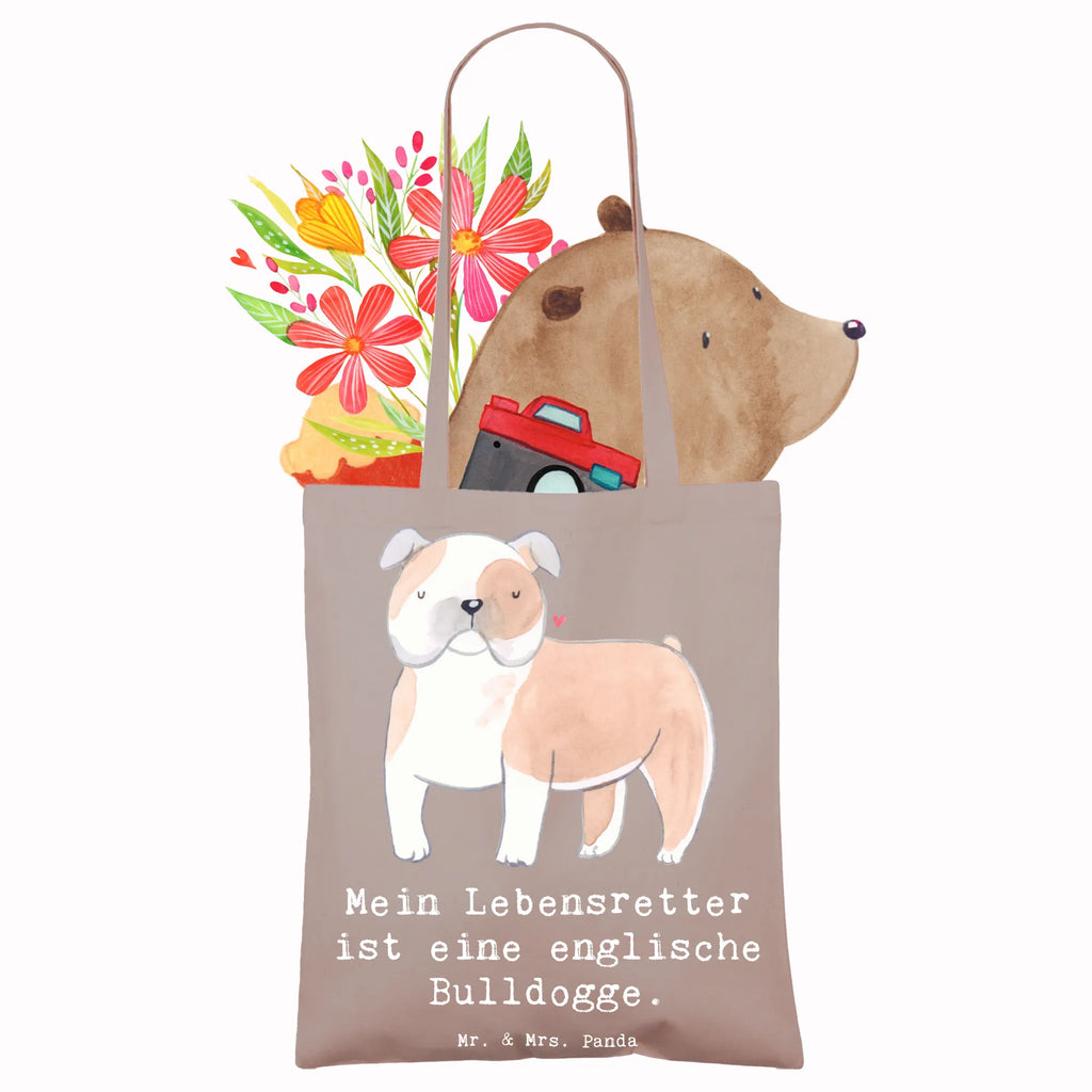 Tragetasche Englische Bulldogge Lebensretter Beuteltasche, Beutel, Einkaufstasche, Jutebeutel, Stoffbeutel, Tasche, Shopper, Umhängetasche, Strandtasche, Schultertasche, Stofftasche, Tragetasche, Badetasche, Jutetasche, Einkaufstüte, Laptoptasche, Hund, Hunderasse, Rassehund, Hundebesitzer, Geschenk, Tierfreund, Schenken, Welpe, Englische Bulldogge