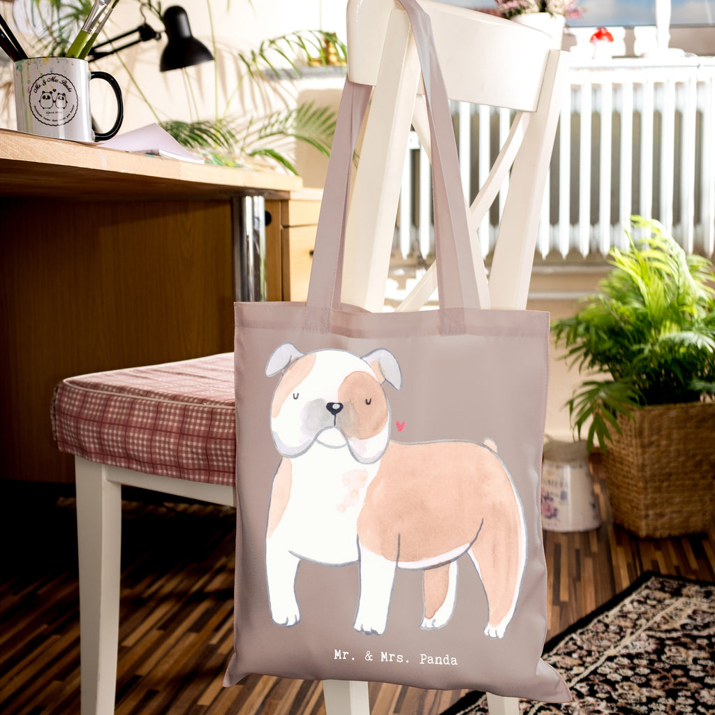 Tragetasche Englische Bulldogge Lebensretter Beuteltasche, Beutel, Einkaufstasche, Jutebeutel, Stoffbeutel, Tasche, Shopper, Umhängetasche, Strandtasche, Schultertasche, Stofftasche, Tragetasche, Badetasche, Jutetasche, Einkaufstüte, Laptoptasche, Hund, Hunderasse, Rassehund, Hundebesitzer, Geschenk, Tierfreund, Schenken, Welpe, Englische Bulldogge