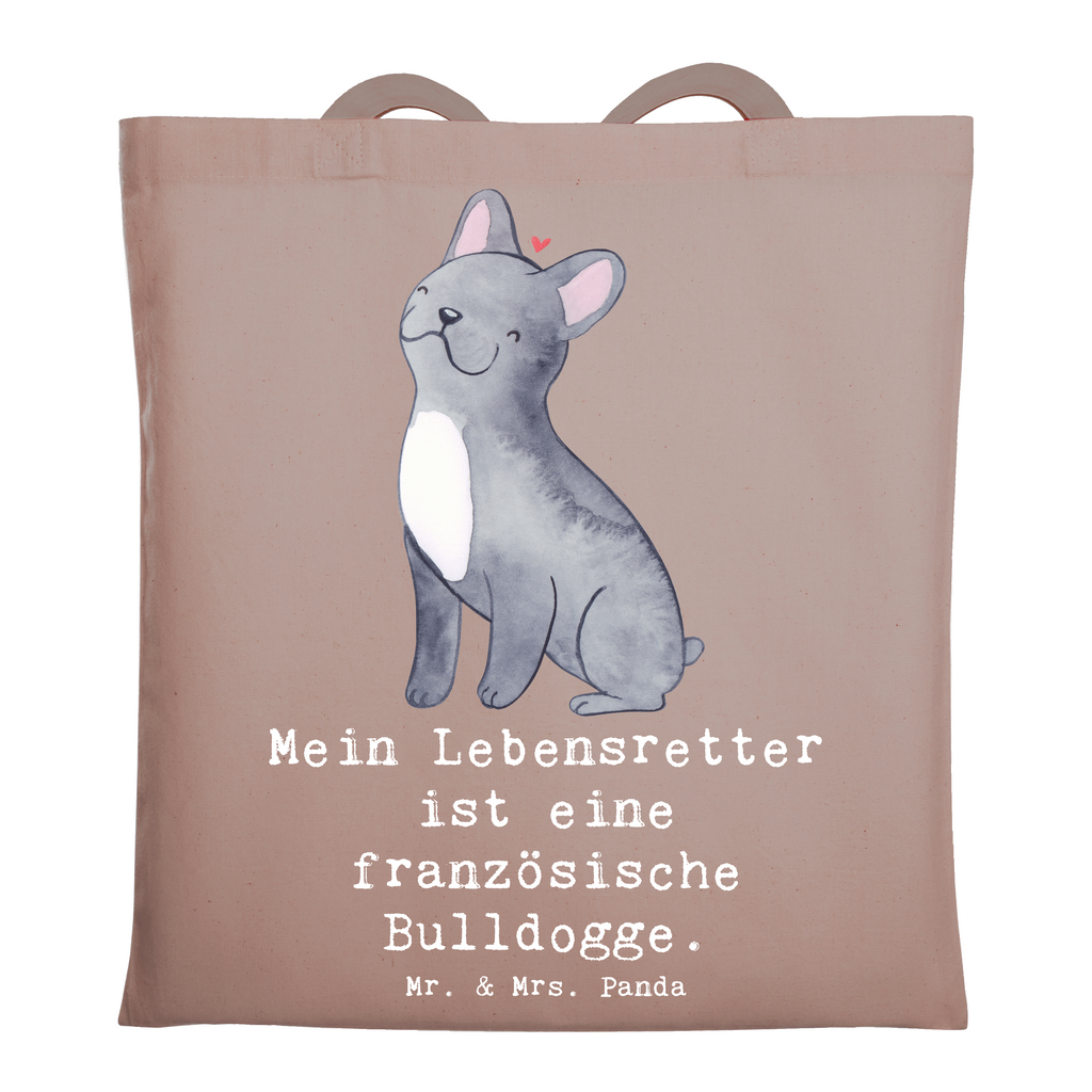 Tragetasche Französische Bulldogge Lebensretter Beuteltasche, Beutel, Einkaufstasche, Jutebeutel, Stoffbeutel, Tasche, Shopper, Umhängetasche, Strandtasche, Schultertasche, Stofftasche, Tragetasche, Badetasche, Jutetasche, Einkaufstüte, Laptoptasche, Hund, Hunderasse, Rassehund, Hundebesitzer, Geschenk, Tierfreund, Schenken, Welpe, Französische Bulldogge