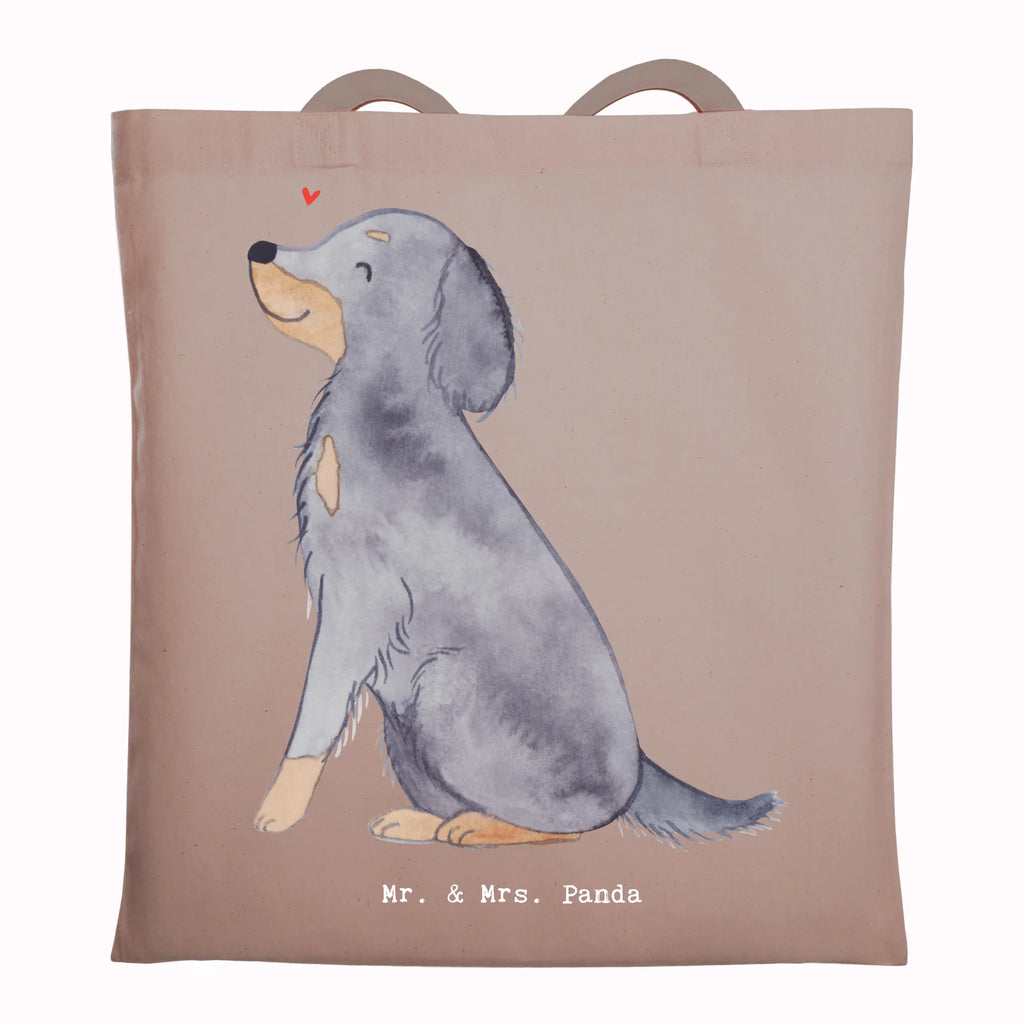 Tragetasche Gordon Setter Lebensretter Beuteltasche, Beutel, Einkaufstasche, Jutebeutel, Stoffbeutel, Tasche, Shopper, Umhängetasche, Strandtasche, Schultertasche, Stofftasche, Tragetasche, Badetasche, Jutetasche, Einkaufstüte, Laptoptasche, Hund, Hunderasse, Rassehund, Hundebesitzer, Geschenk, Tierfreund, Schenken, Welpe, Gordon Shetter, Jagdhund