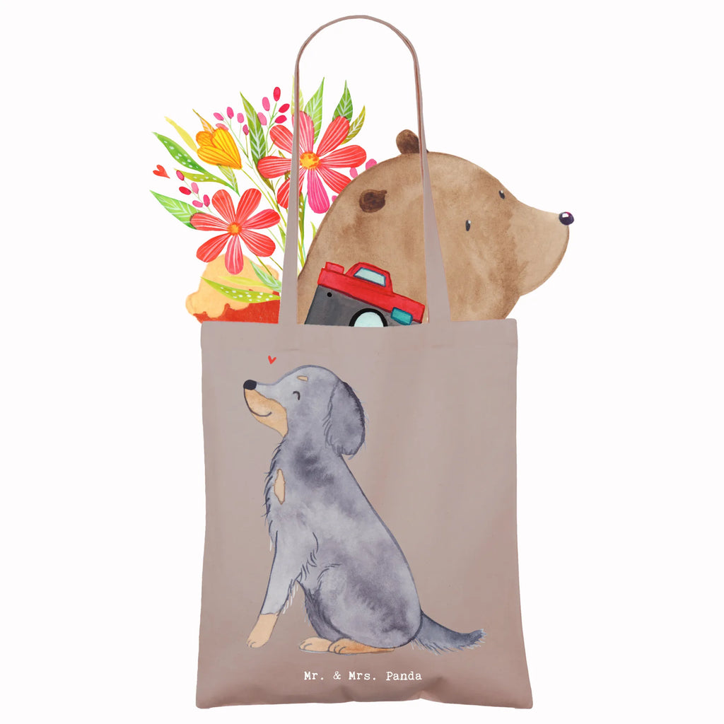 Tragetasche Gordon Setter Lebensretter Beuteltasche, Beutel, Einkaufstasche, Jutebeutel, Stoffbeutel, Tasche, Shopper, Umhängetasche, Strandtasche, Schultertasche, Stofftasche, Tragetasche, Badetasche, Jutetasche, Einkaufstüte, Laptoptasche, Hund, Hunderasse, Rassehund, Hundebesitzer, Geschenk, Tierfreund, Schenken, Welpe, Gordon Shetter, Jagdhund