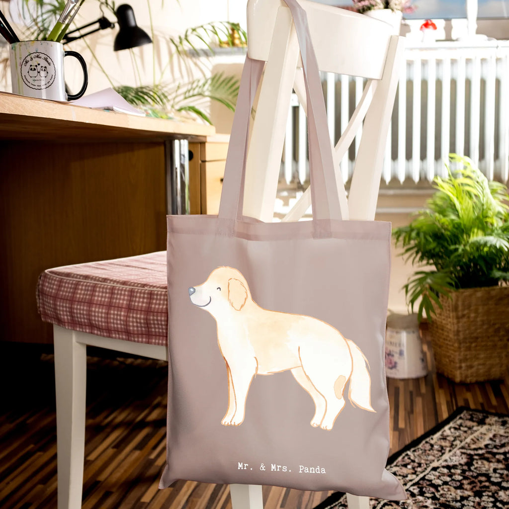 Tragetasche Golden Retriever Moment Beuteltasche, Beutel, Einkaufstasche, Jutebeutel, Stoffbeutel, Tasche, Shopper, Umhängetasche, Strandtasche, Schultertasche, Stofftasche, Tragetasche, Badetasche, Jutetasche, Einkaufstüte, Laptoptasche, Hund, Hunderasse, Rassehund, Hundebesitzer, Geschenk, Tierfreund, Schenken, Welpe, Golden Retriever, Goldie Hund