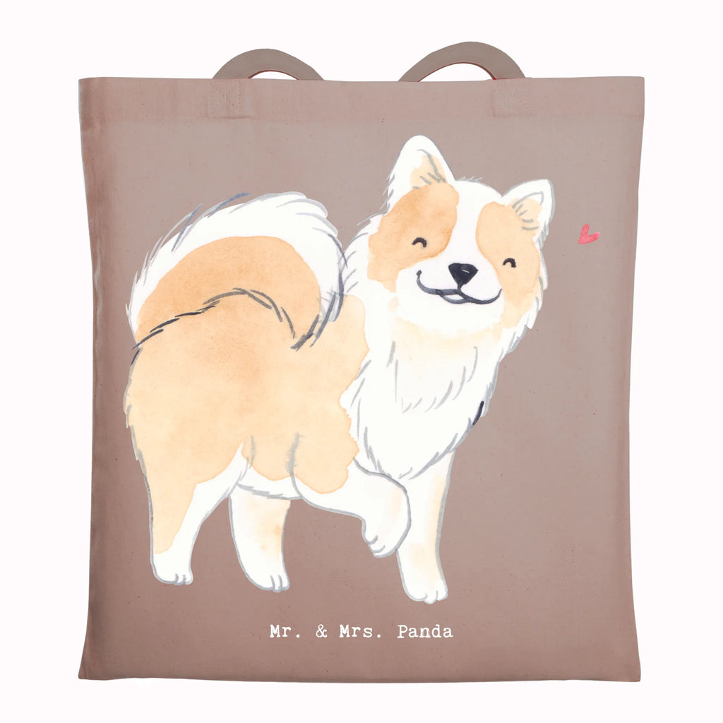 Tragetasche Islandhund Moment Beuteltasche, Beutel, Einkaufstasche, Jutebeutel, Stoffbeutel, Tasche, Shopper, Umhängetasche, Strandtasche, Schultertasche, Stofftasche, Tragetasche, Badetasche, Jutetasche, Einkaufstüte, Laptoptasche, Hund, Hunderasse, Rassehund, Hundebesitzer, Geschenk, Tierfreund, Schenken, Welpe, Islandhund, isländischer Schäferhund