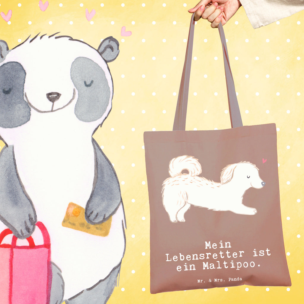 Tragetasche Maltipoo Lebensretter Beuteltasche, Beutel, Einkaufstasche, Jutebeutel, Stoffbeutel, Tasche, Shopper, Umhängetasche, Strandtasche, Schultertasche, Stofftasche, Tragetasche, Badetasche, Jutetasche, Einkaufstüte, Laptoptasche, Hund, Hunderasse, Rassehund, Hundebesitzer, Geschenk, Tierfreund, Schenken, Welpe, Maltipoo, Kreuzung, Mischling