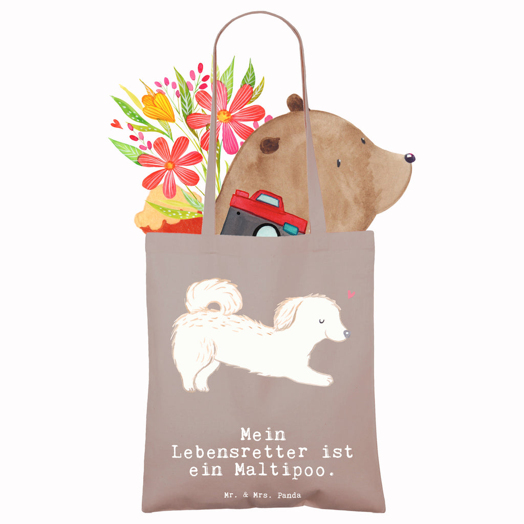 Tragetasche Maltipoo Lebensretter Beuteltasche, Beutel, Einkaufstasche, Jutebeutel, Stoffbeutel, Tasche, Shopper, Umhängetasche, Strandtasche, Schultertasche, Stofftasche, Tragetasche, Badetasche, Jutetasche, Einkaufstüte, Laptoptasche, Hund, Hunderasse, Rassehund, Hundebesitzer, Geschenk, Tierfreund, Schenken, Welpe, Maltipoo, Kreuzung, Mischling