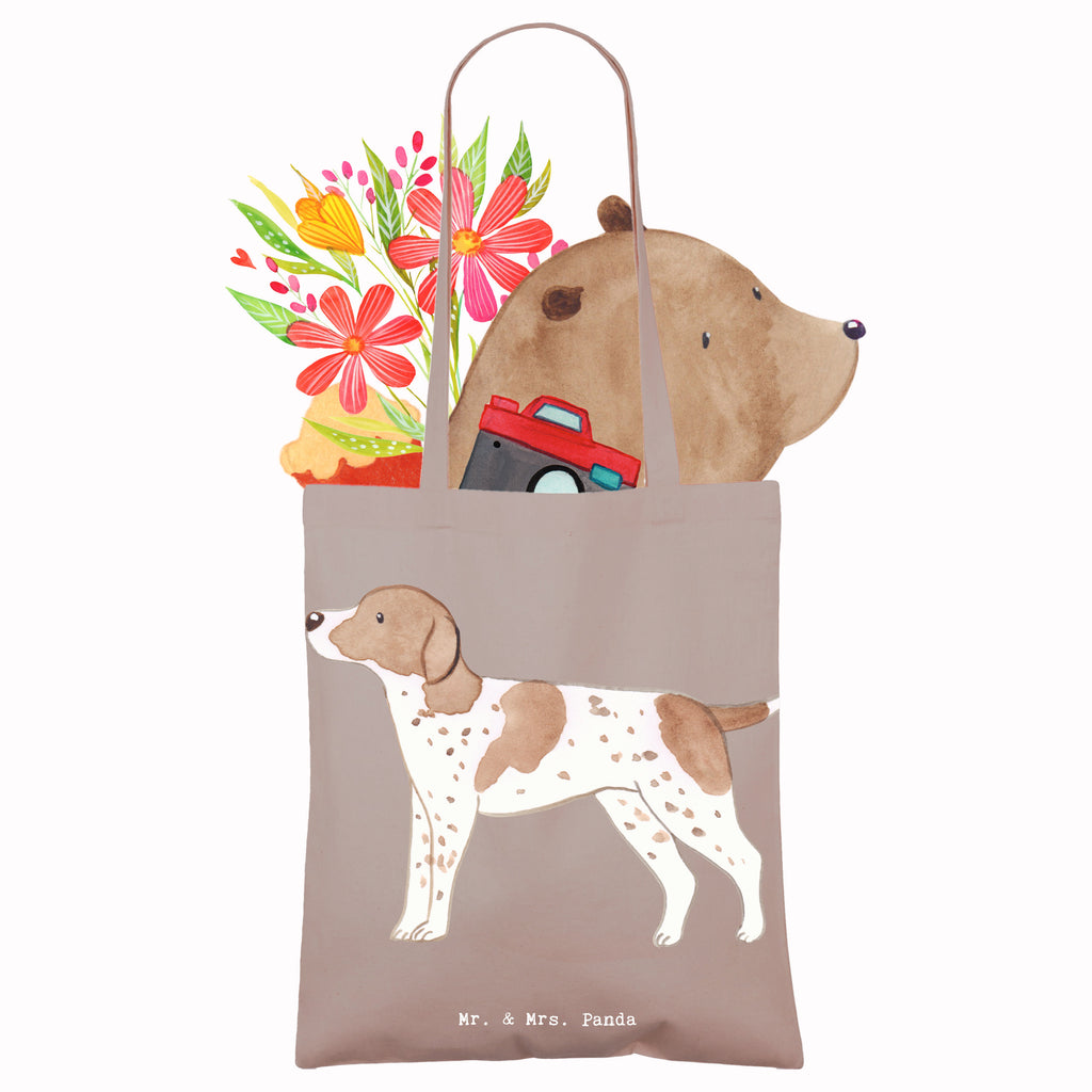 Tragetasche Pointer Moment Beuteltasche, Beutel, Einkaufstasche, Jutebeutel, Stoffbeutel, Tasche, Shopper, Umhängetasche, Strandtasche, Schultertasche, Stofftasche, Tragetasche, Badetasche, Jutetasche, Einkaufstüte, Laptoptasche, Hund, Hunderasse, Rassehund, Hundebesitzer, Geschenk, Tierfreund, Schenken, Welpe, English Pointer, Pointer