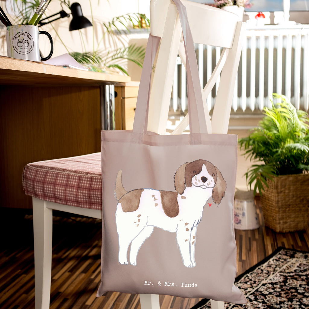 Tragetasche English Springer Spaniel Lebensretter Beuteltasche, Beutel, Einkaufstasche, Jutebeutel, Stoffbeutel, Tasche, Shopper, Umhängetasche, Strandtasche, Schultertasche, Stofftasche, Tragetasche, Badetasche, Jutetasche, Einkaufstüte, Laptoptasche, Hund, Hunderasse, Rassehund, Hundebesitzer, Geschenk, Tierfreund, Schenken, Welpe, English Springer Spaniel