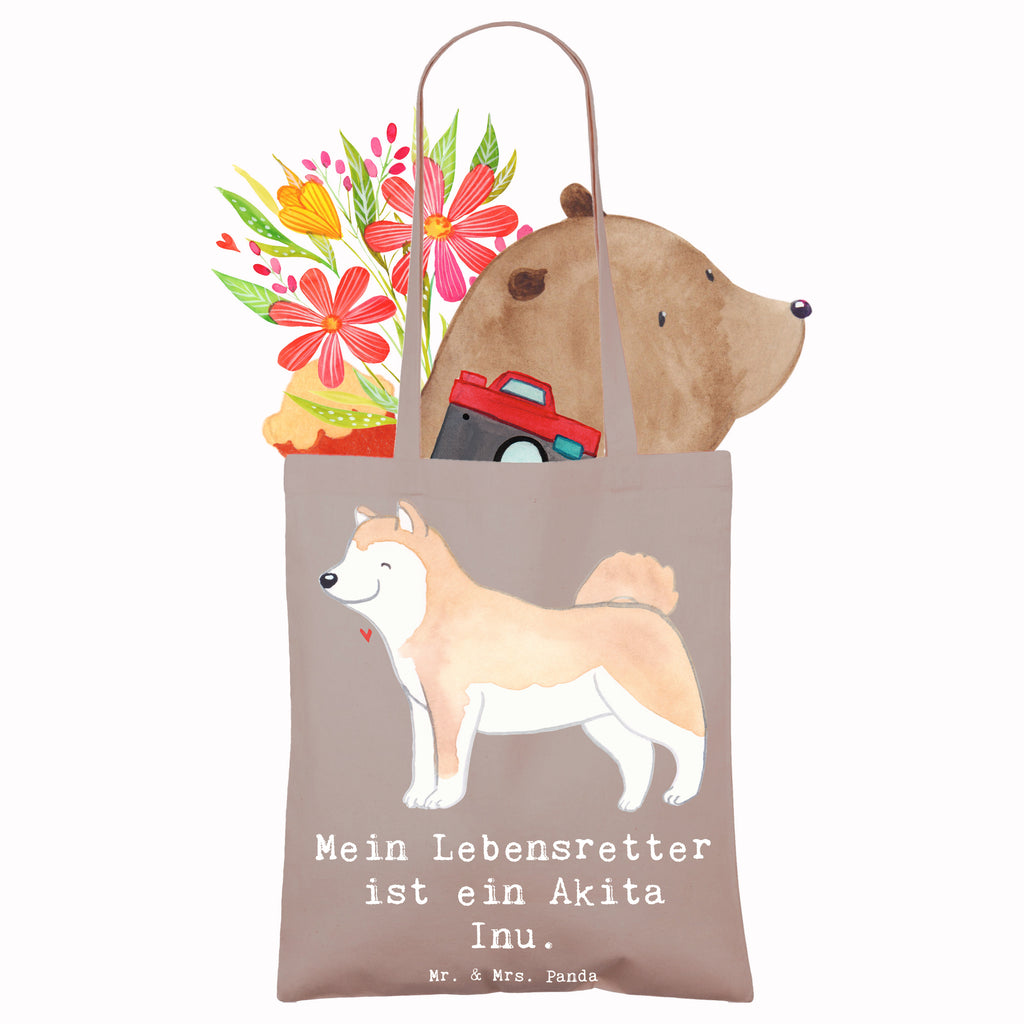 Tragetasche Akita Inu Lebensretter Beuteltasche, Beutel, Einkaufstasche, Jutebeutel, Stoffbeutel, Tasche, Shopper, Umhängetasche, Strandtasche, Schultertasche, Stofftasche, Tragetasche, Badetasche, Jutetasche, Einkaufstüte, Laptoptasche, Hund, Hunderasse, Rassehund, Hundebesitzer, Geschenk, Tierfreund, Schenken, Welpe