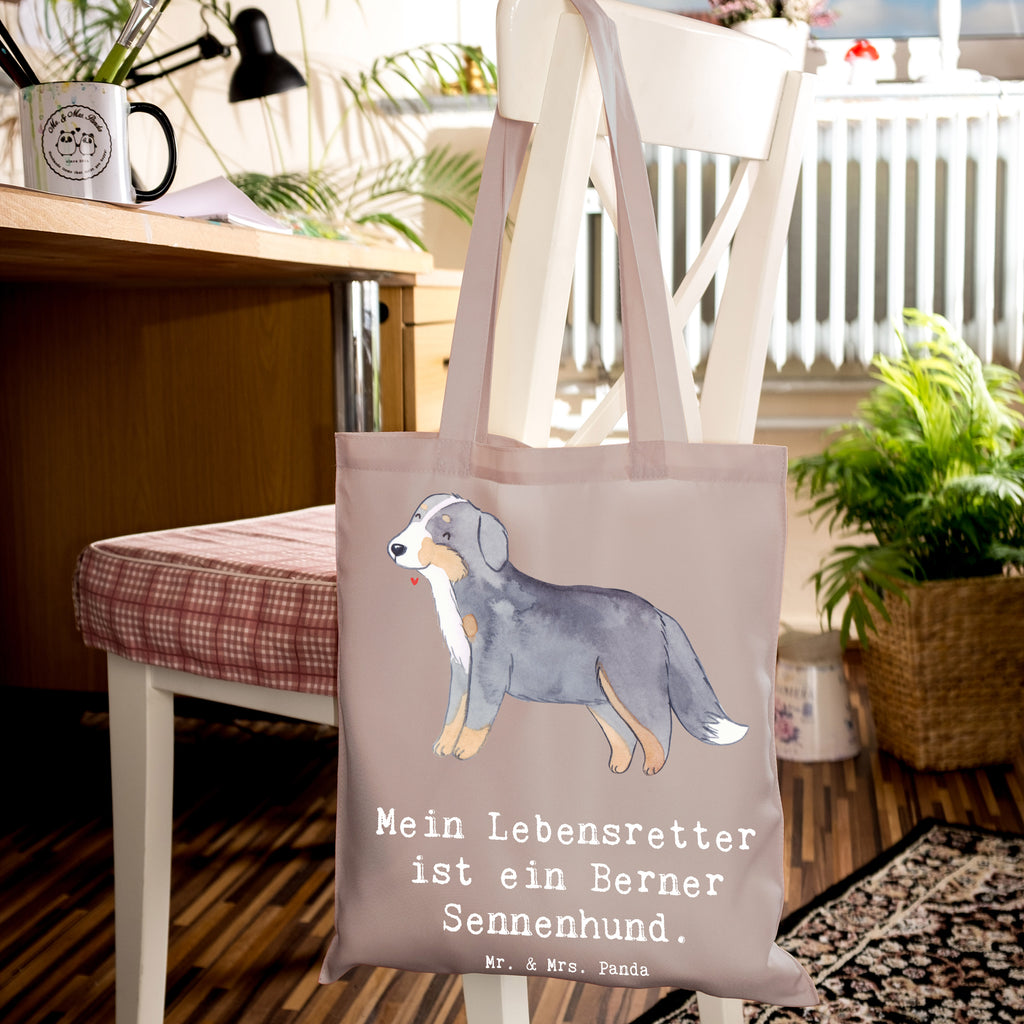 Tragetasche Berner Sennenhund Lebensretter Beuteltasche, Beutel, Einkaufstasche, Jutebeutel, Stoffbeutel, Tasche, Shopper, Umhängetasche, Strandtasche, Schultertasche, Stofftasche, Tragetasche, Badetasche, Jutetasche, Einkaufstüte, Laptoptasche, Hund, Hunderasse, Rassehund, Hundebesitzer, Geschenk, Tierfreund, Schenken, Welpe, Dürrbächler, Berner Sennenhund