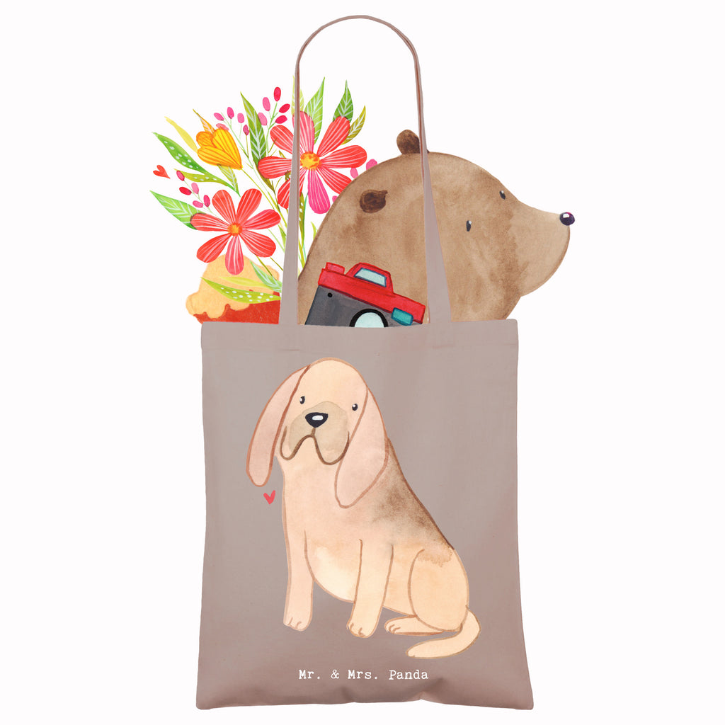 Tragetasche Bloodhound Moment Beuteltasche, Beutel, Einkaufstasche, Jutebeutel, Stoffbeutel, Tasche, Shopper, Umhängetasche, Strandtasche, Schultertasche, Stofftasche, Tragetasche, Badetasche, Jutetasche, Einkaufstüte, Laptoptasche, Hund, Hunderasse, Rassehund, Hundebesitzer, Geschenk, Tierfreund, Schenken, Welpe, Bluthund, Bloodhound, St. Hubertushund, Chien de Saint Hubert