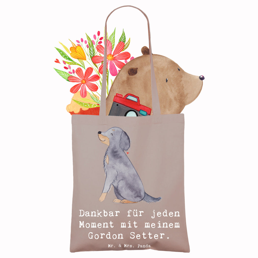 Tragetasche Gordon Setter Moment Beuteltasche, Beutel, Einkaufstasche, Jutebeutel, Stoffbeutel, Tasche, Shopper, Umhängetasche, Strandtasche, Schultertasche, Stofftasche, Tragetasche, Badetasche, Jutetasche, Einkaufstüte, Laptoptasche, Hund, Hunderasse, Rassehund, Hundebesitzer, Geschenk, Tierfreund, Schenken, Welpe, Gordon Shetter, Jagdhund