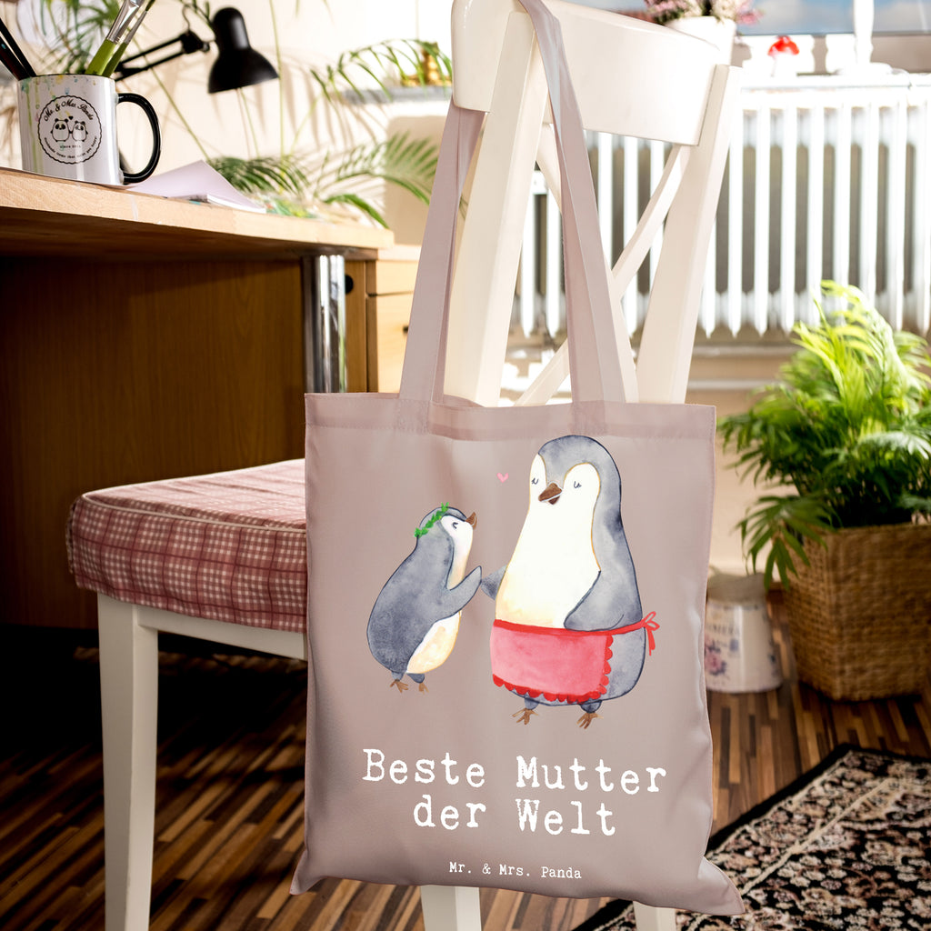 Tragetasche Pinguin Beste Mutter der Welt Beuteltasche, Beutel, Einkaufstasche, Jutebeutel, Stoffbeutel, Tasche, Shopper, Umhängetasche, Strandtasche, Schultertasche, Stofftasche, Tragetasche, Badetasche, Jutetasche, Einkaufstüte, Laptoptasche, für, Dankeschön, Geschenk, Schenken, Geburtstag, Geburtstagsgeschenk, Geschenkidee, Danke, Bedanken, Mitbringsel, Freude machen, Geschenktipp, Mama, Mami, Mutter, Muttertag, Mutti, Ma, Tochter, Sohn, Beste Mama, Beste, Supermama