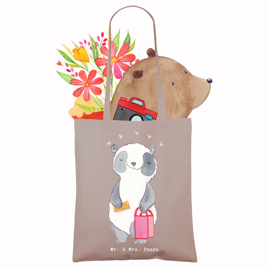 Tragetasche Panda Shopping Beuteltasche, Beutel, Einkaufstasche, Jutebeutel, Stoffbeutel, Tasche, Shopper, Umhängetasche, Strandtasche, Schultertasche, Stofftasche, Tragetasche, Badetasche, Jutetasche, Einkaufstüte, Laptoptasche, Geschenk, Sport, Sportart, Hobby, Schenken, Danke, Dankeschön, Auszeichnung, Gewinn, Sportler, Shopping, shoppen, einkaufen