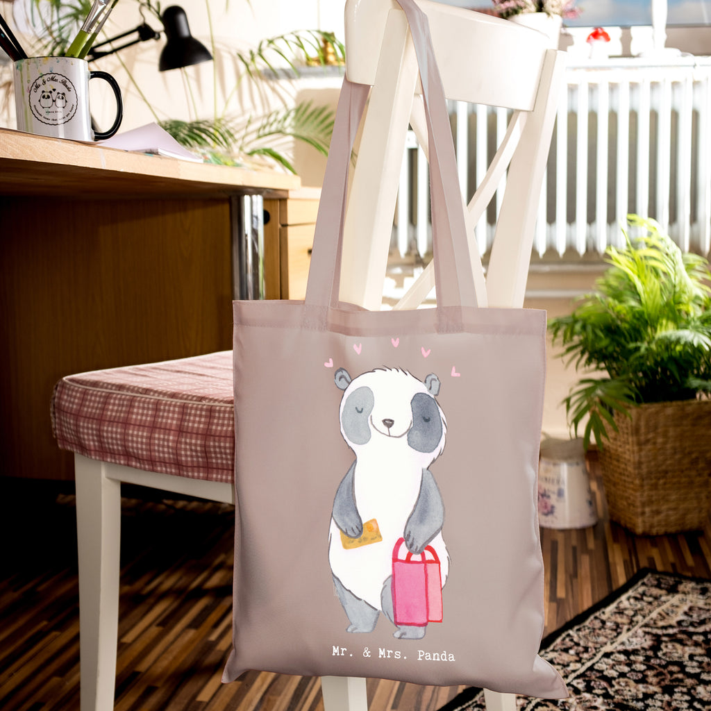 Tragetasche Panda Shopping Beuteltasche, Beutel, Einkaufstasche, Jutebeutel, Stoffbeutel, Tasche, Shopper, Umhängetasche, Strandtasche, Schultertasche, Stofftasche, Tragetasche, Badetasche, Jutetasche, Einkaufstüte, Laptoptasche, Geschenk, Sport, Sportart, Hobby, Schenken, Danke, Dankeschön, Auszeichnung, Gewinn, Sportler, Shopping, shoppen, einkaufen