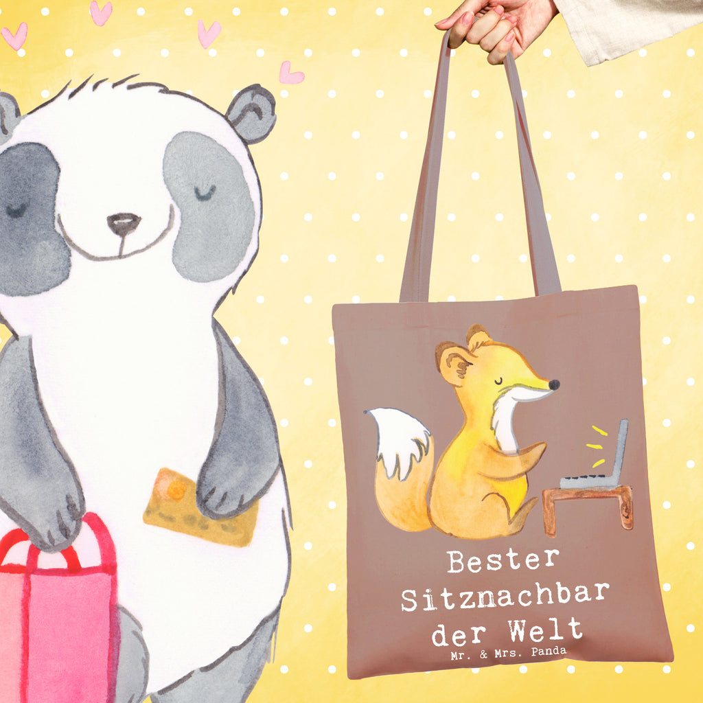 Tragetasche Fuchs Bester Sitznachbar der Welt Beuteltasche, Beutel, Einkaufstasche, Jutebeutel, Stoffbeutel, Tasche, Shopper, Umhängetasche, Strandtasche, Schultertasche, Stofftasche, Tragetasche, Badetasche, Jutetasche, Einkaufstüte, Laptoptasche, für, Dankeschön, Geschenk, Schenken, Geburtstag, Geburtstagsgeschenk, Geschenkidee, Danke, Bedanken, Mitbringsel, Freude machen, Geschenktipp, Sitznachbar, Stuhlnachbar, Nachbar, Uni, Universität, Seminar, Kommilitone, Tischnachbar, Schule, Mitschüler, Mitstudent, Hochschule