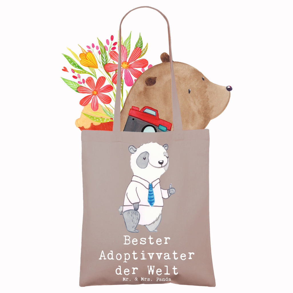 Tragetasche Panda Bester Adoptivvater der Welt Beuteltasche, Beutel, Einkaufstasche, Jutebeutel, Stoffbeutel, Tasche, Shopper, Umhängetasche, Strandtasche, Schultertasche, Stofftasche, Tragetasche, Badetasche, Jutetasche, Einkaufstüte, Laptoptasche, für, Dankeschön, Geschenk, Schenken, Geburtstag, Geburtstagsgeschenk, Geschenkidee, Danke, Bedanken, Mitbringsel, Freude machen, Geschenktipp, Bachelor, Student, Studium, Sohn, Spaß, Musterschüler, lustig, Studienabschluss, witzig, Universität, Abschluss, Alumni, Uni, Studenten, Hochschule